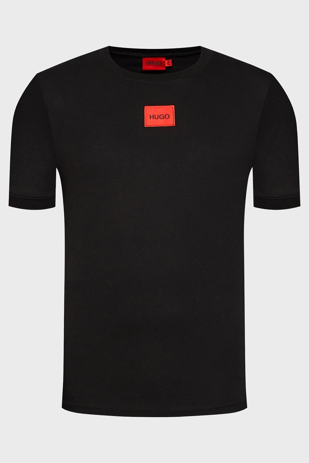 Hugo Baskılı Regular Fit Bisiklet Yaka % 100 Pamuk Erkek T Shirt 50447978 001 SİYAH - 4