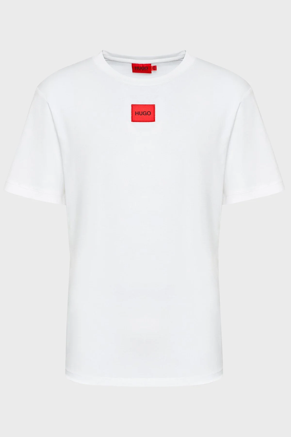 Hugo Baskılı Regular Fit Bisiklet Yaka % 100 Pamuk Erkek T Shirt 50447978 100 BEYAZ - 4