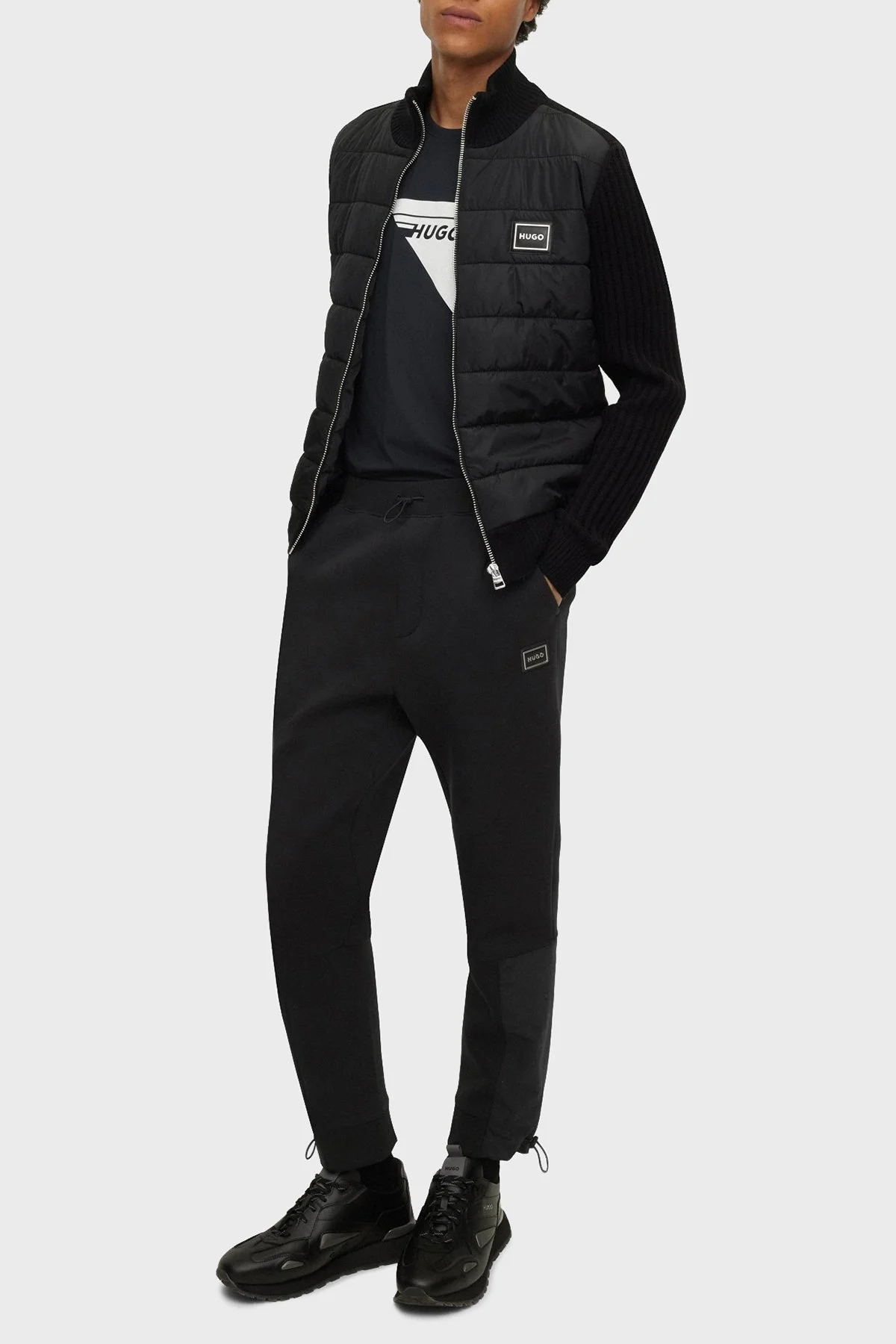 Hugo Belden Bağlamalı Cepli Relaxed Fit Erkek Pantolon 50475875 001 SİYAH - 1