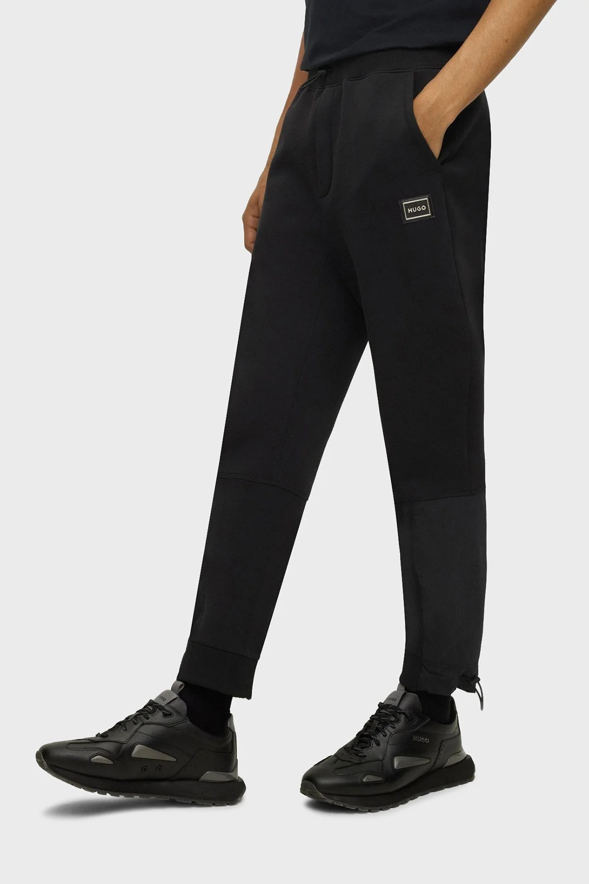 Hugo Belden Bağlamalı Cepli Relaxed Fit Erkek Pantolon 50475875 001 SİYAH - 2