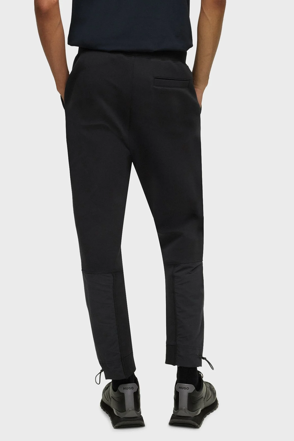 Hugo Belden Bağlamalı Cepli Relaxed Fit Erkek Pantolon 50475875 001 SİYAH - 3