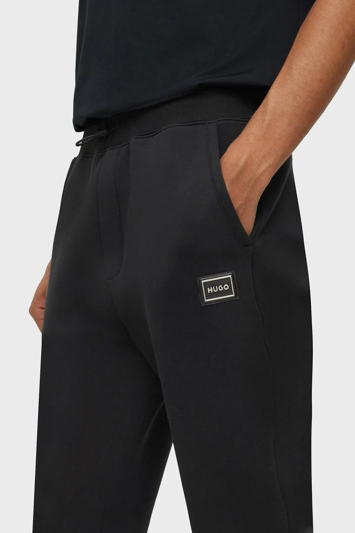 Hugo Belden Bağlamalı Cepli Relaxed Fit Erkek Pantolon 50475875 001 SİYAH - 4