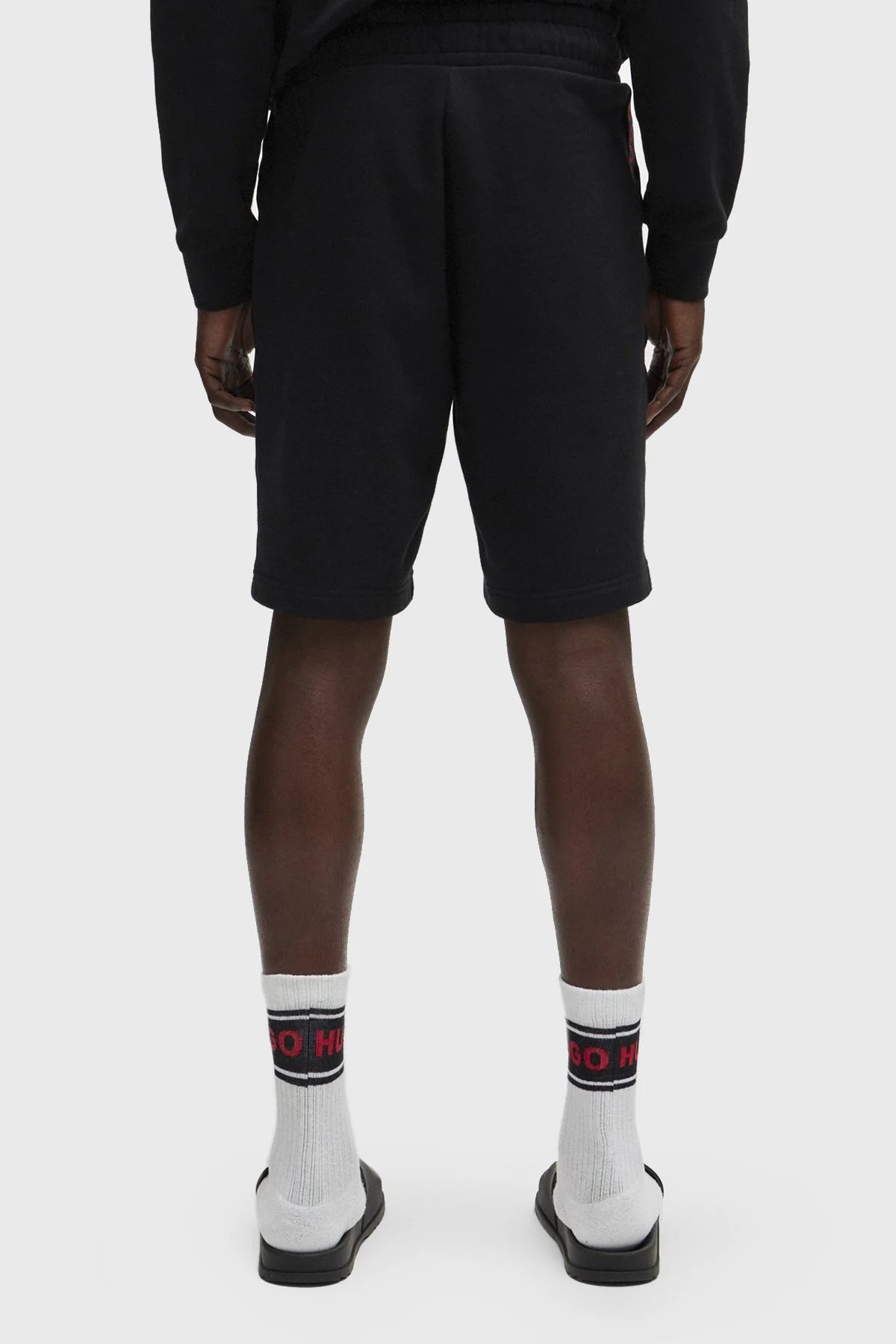 Hugo Belden Bağlamalı Pamuklu Regular Fit Erkek Short 50496996 001 SİYAH - 3