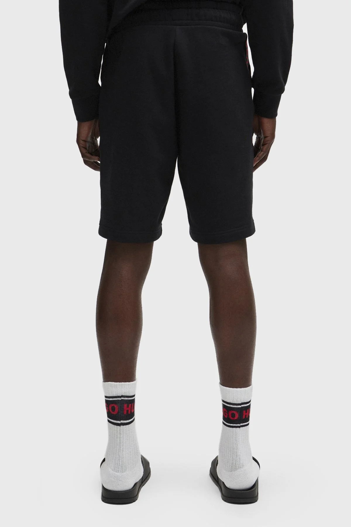 Hugo Belden Bağlamalı Pamuklu Regular Fit Erkek Short 50496996 001 SİYAH - 3