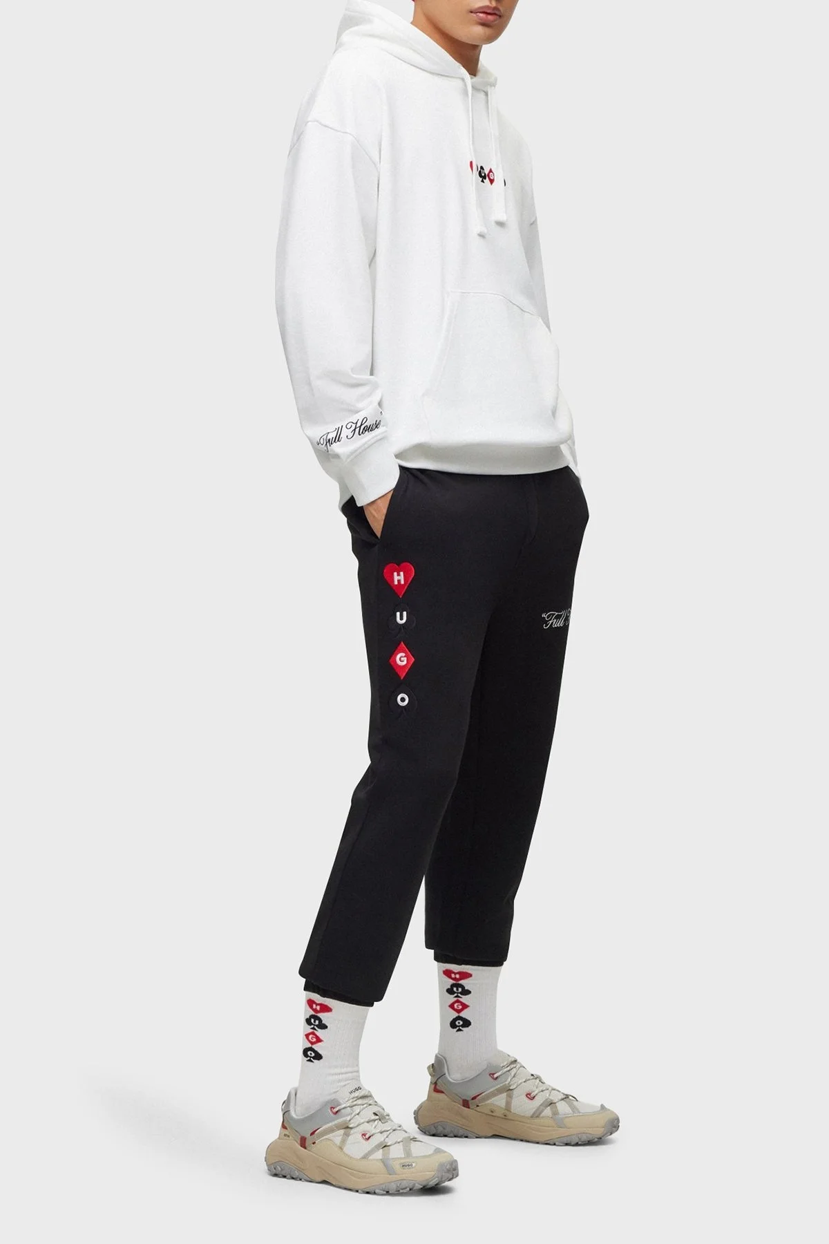 Hugo Belden Bağlamalı Relaxed Fit Pamuklu Spor Erkek Pantolon 50499743 001 SİYAH - 3