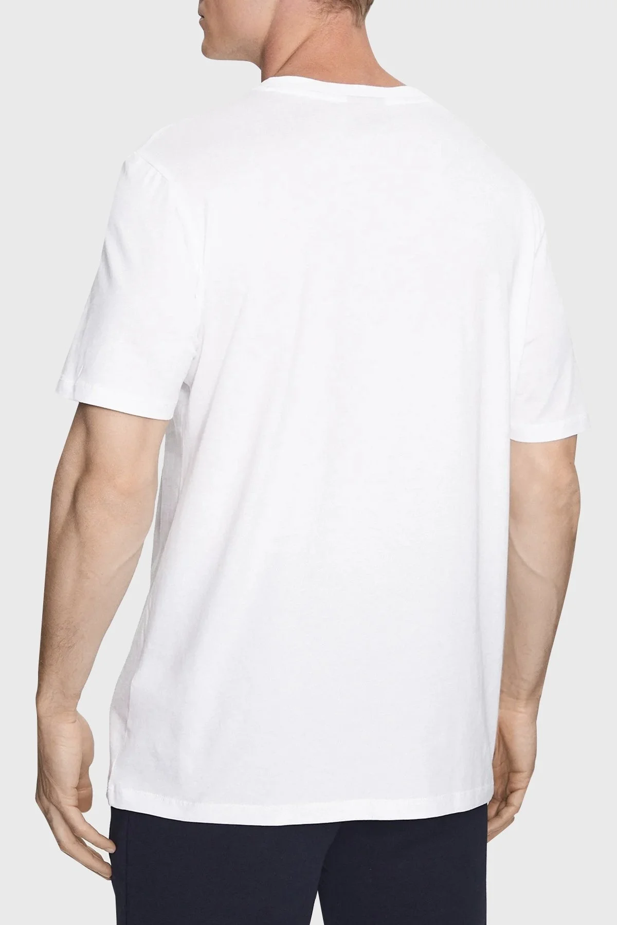 Hugo Bisiklet Yaka % 100 Pamuk Regular Fit 2 Pack Erkek T Shirt 50492550 100 BEYAZ - 3