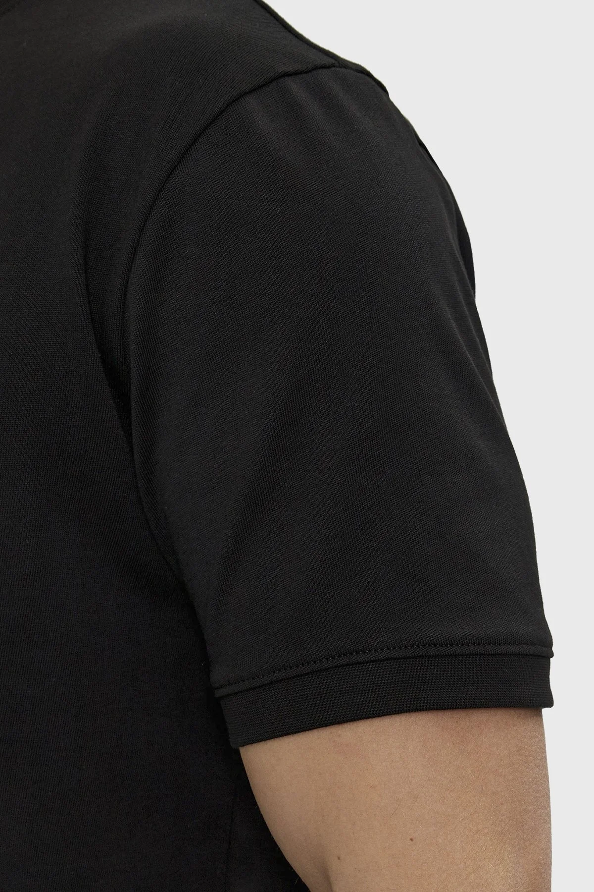 Hugo Bisiklet Yaka % 100 Pamuk Regular Fit Erkek T Shirt 50505033 001 SİYAH - 5