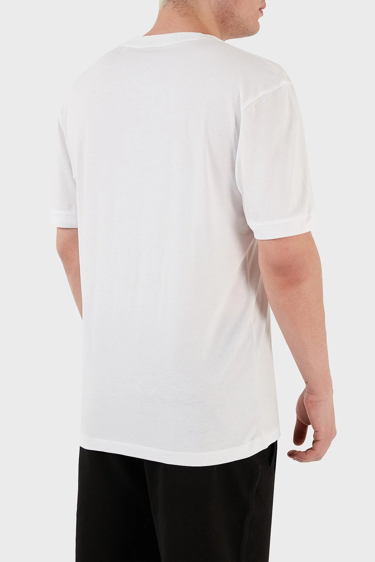 Hugo Bisiklet Yaka % 100 Pamuk Relaxed Fit Erkek T Shirt 50486471 100 BEYAZ - 5