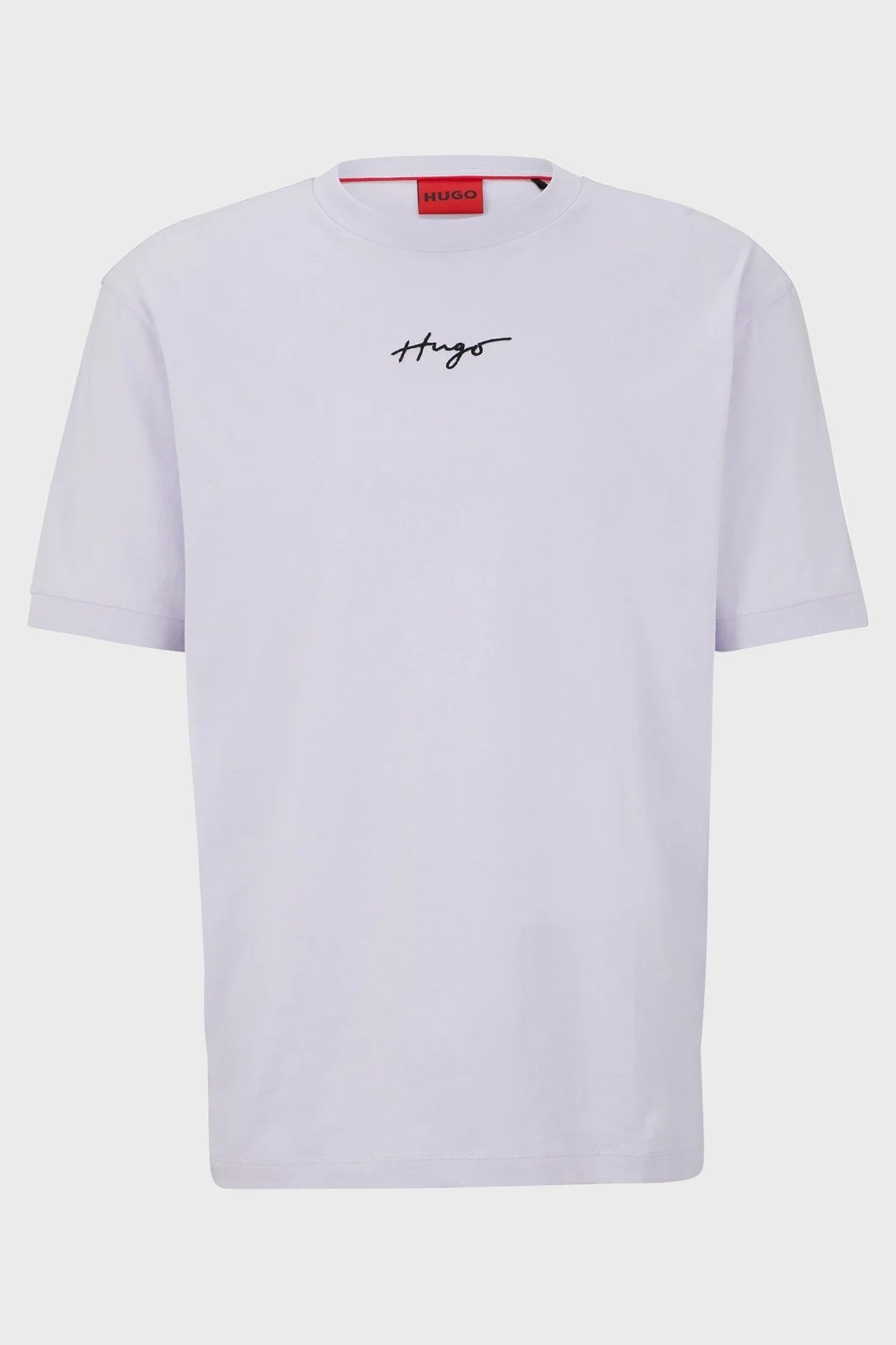 Hugo Bisiklet Yaka % 100 Pamuk Relaxed Fit Erkek T Shirt 50486471 535 LİLA - 5