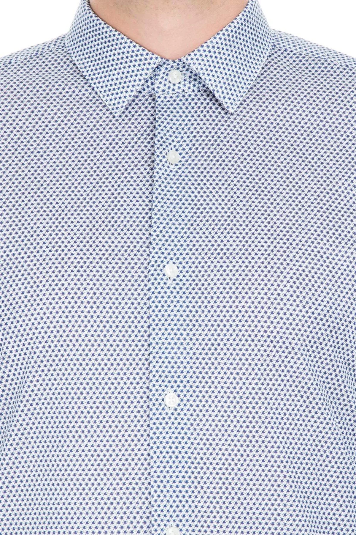 Hugo Boss Erkek Gömlek 50405173 420 MAVİ - 6