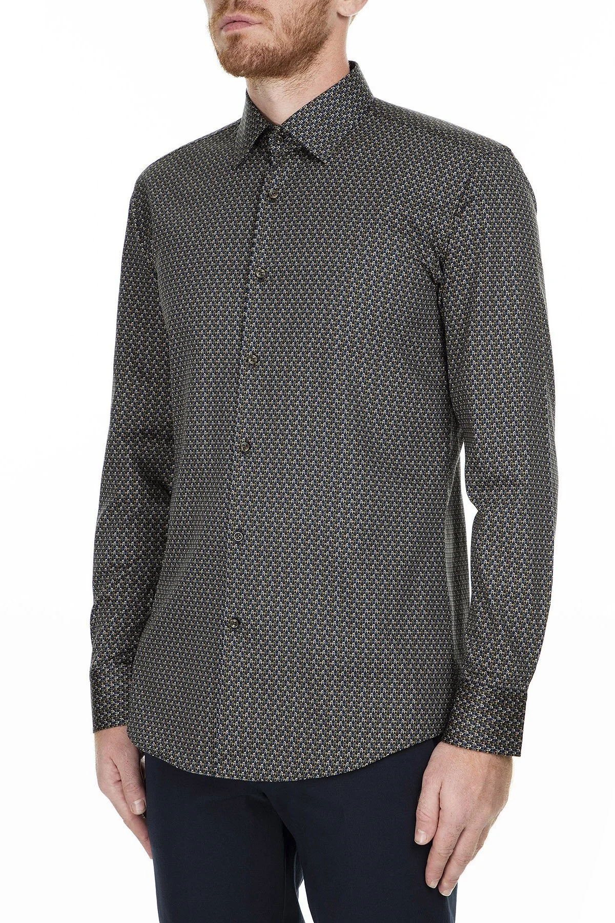 Hugo Boss Erkek Gömlek 50416678 262 BEJ - 3