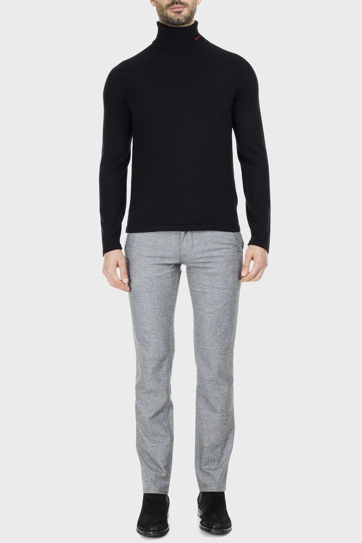 Hugo Boss Erkek Pantolon 50413857 001 GRİ - 1