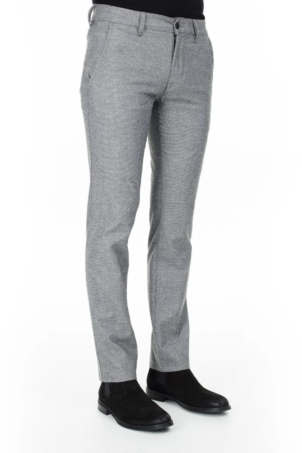 Hugo Boss Erkek Pantolon 50413857 001 GRİ - 3