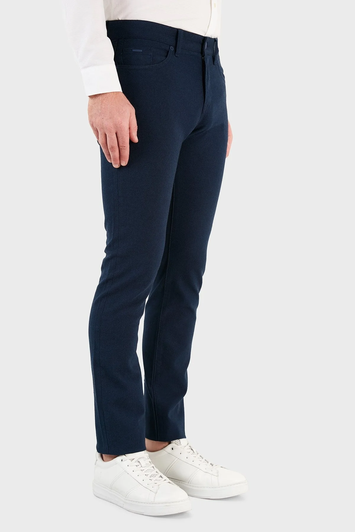 Hugo Boss Pamuklu Slim Fit Erkek Pantolon 50458270 407 LACİVERT - 3