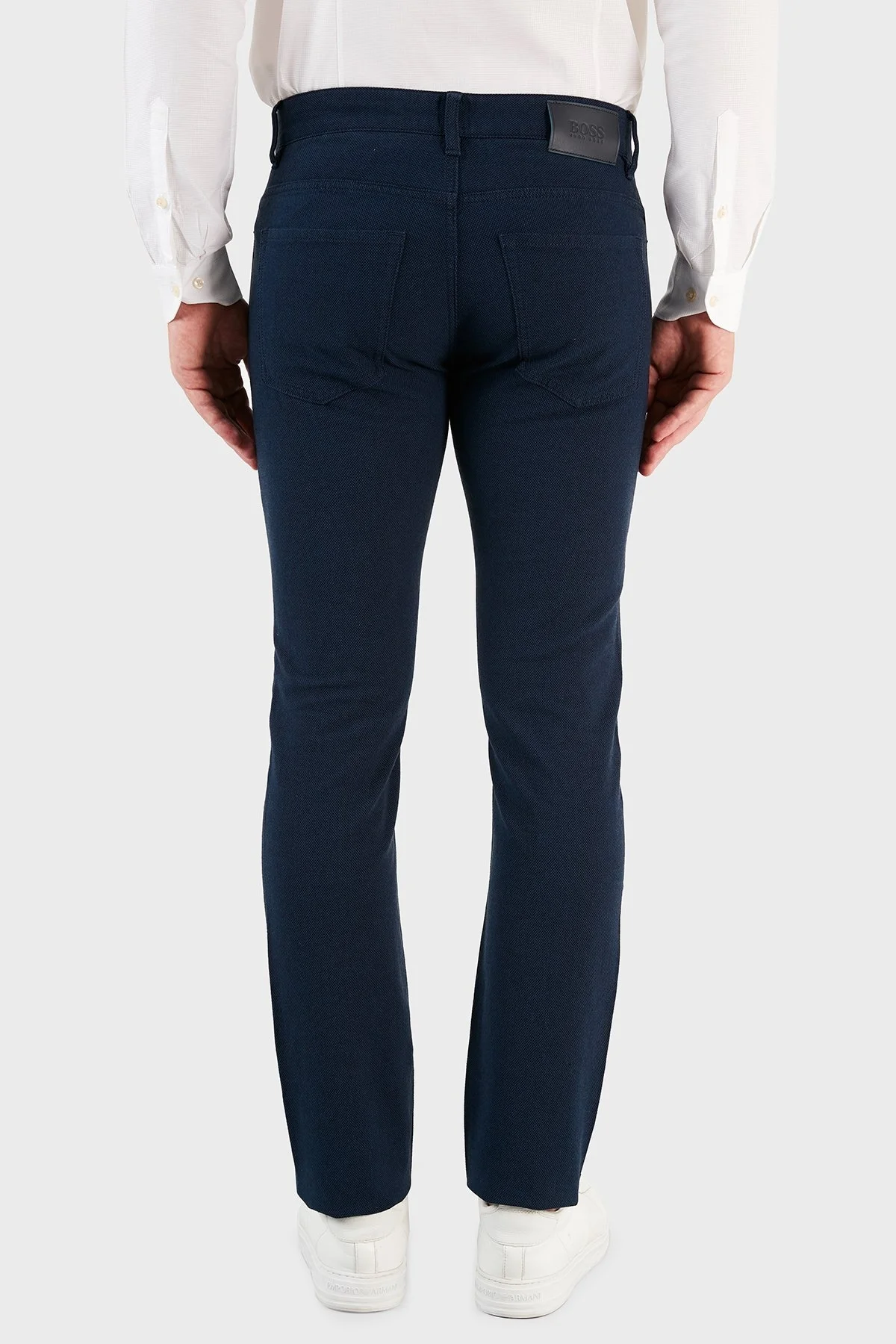 Hugo Boss Pamuklu Slim Fit Erkek Pantolon 50458270 407 LACİVERT - 4