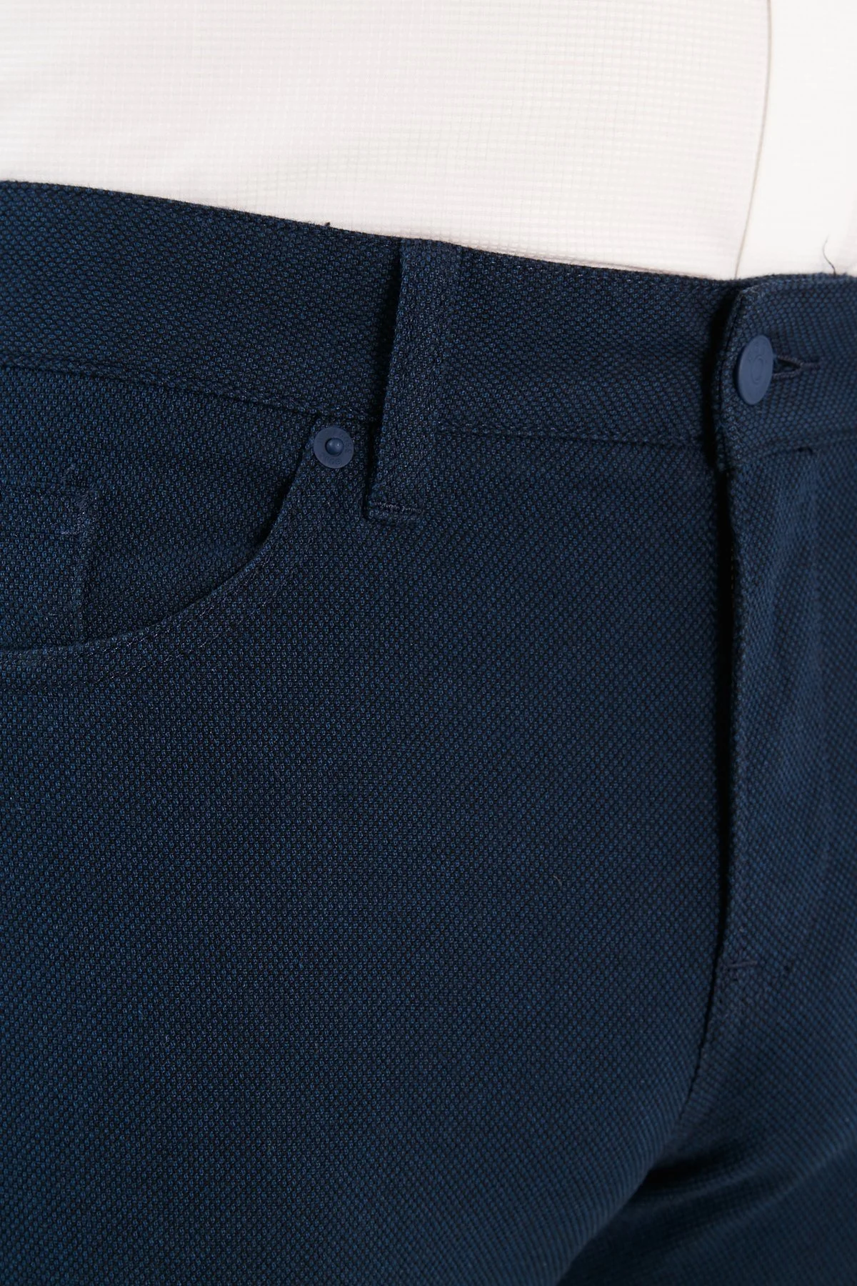 Hugo Boss Pamuklu Slim Fit Erkek Pantolon 50458270 407 LACİVERT - 5