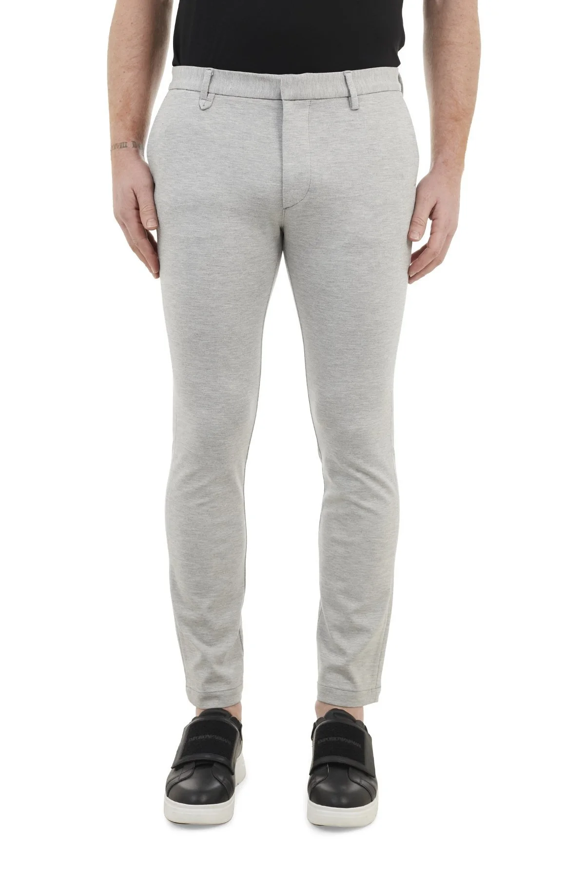 Hugo Boss Extra Slim Fit Cepli Erkek Pantolon 50437956 061 GRİ - 2