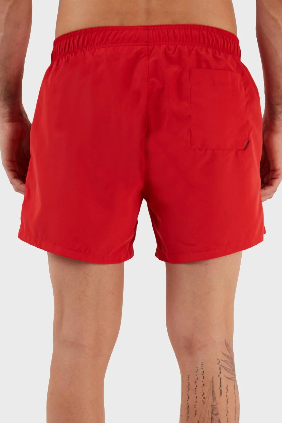 Hugo Boss Logolu Deniz Şort Belden Bağlamalı Erkek Mayo Short 9985000 KIRMIZI - 5