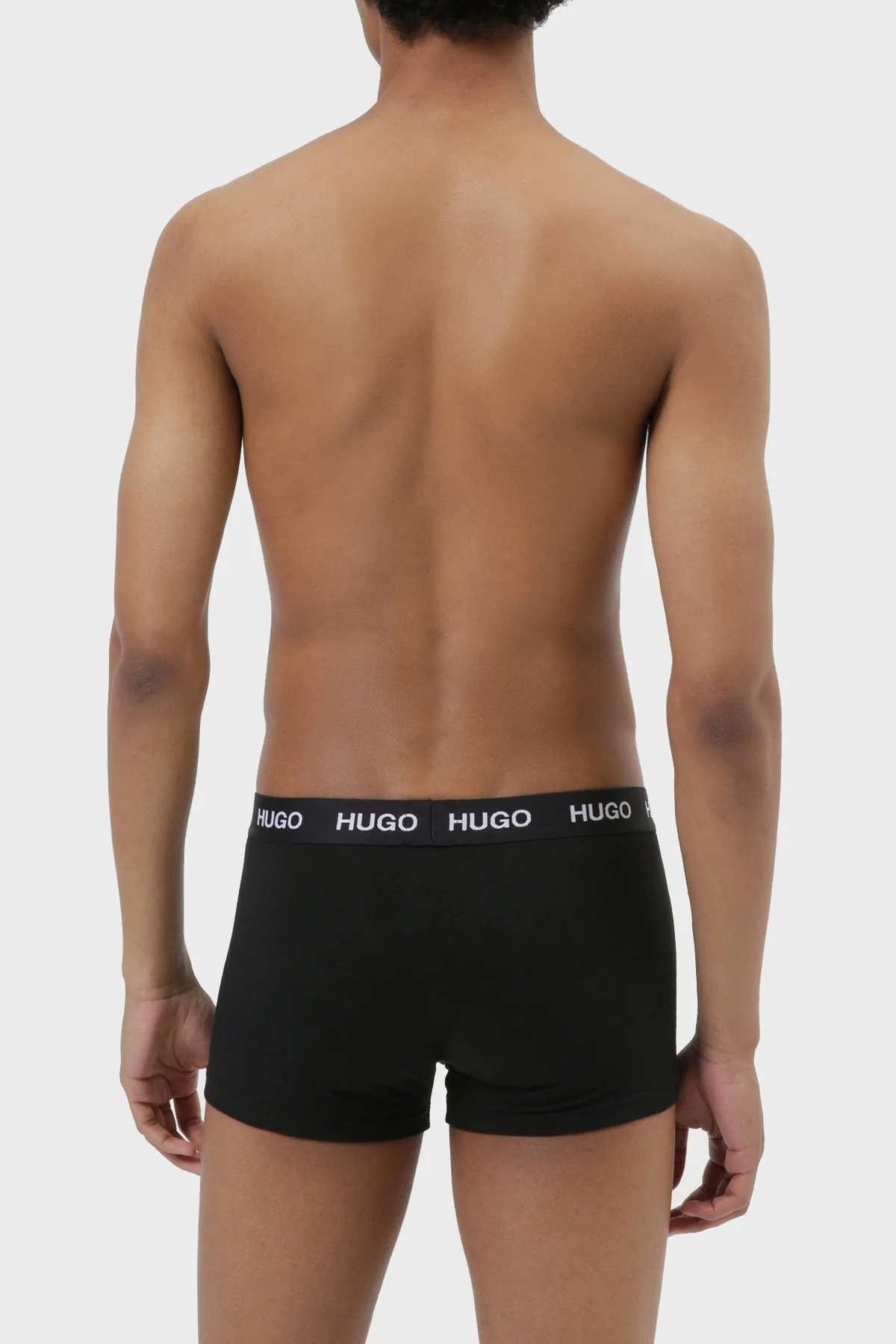 Hugo Pamuklu 3 Pack Erkek Boxer 50435463 001 SİYAH - 11