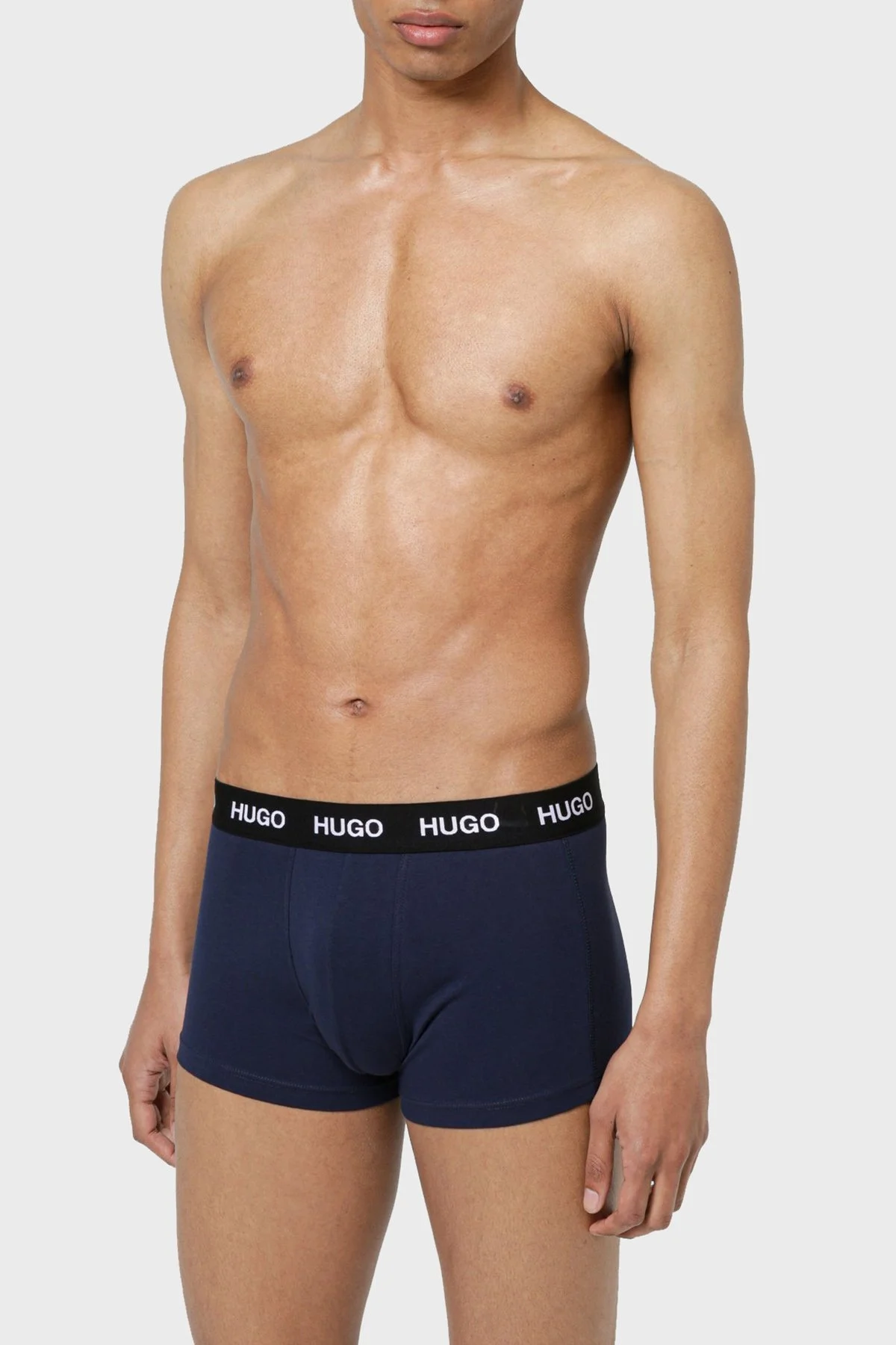 Hugo Pamuklu 3 Pack Erkek Boxer 50435463 410 LACİVERT - 10