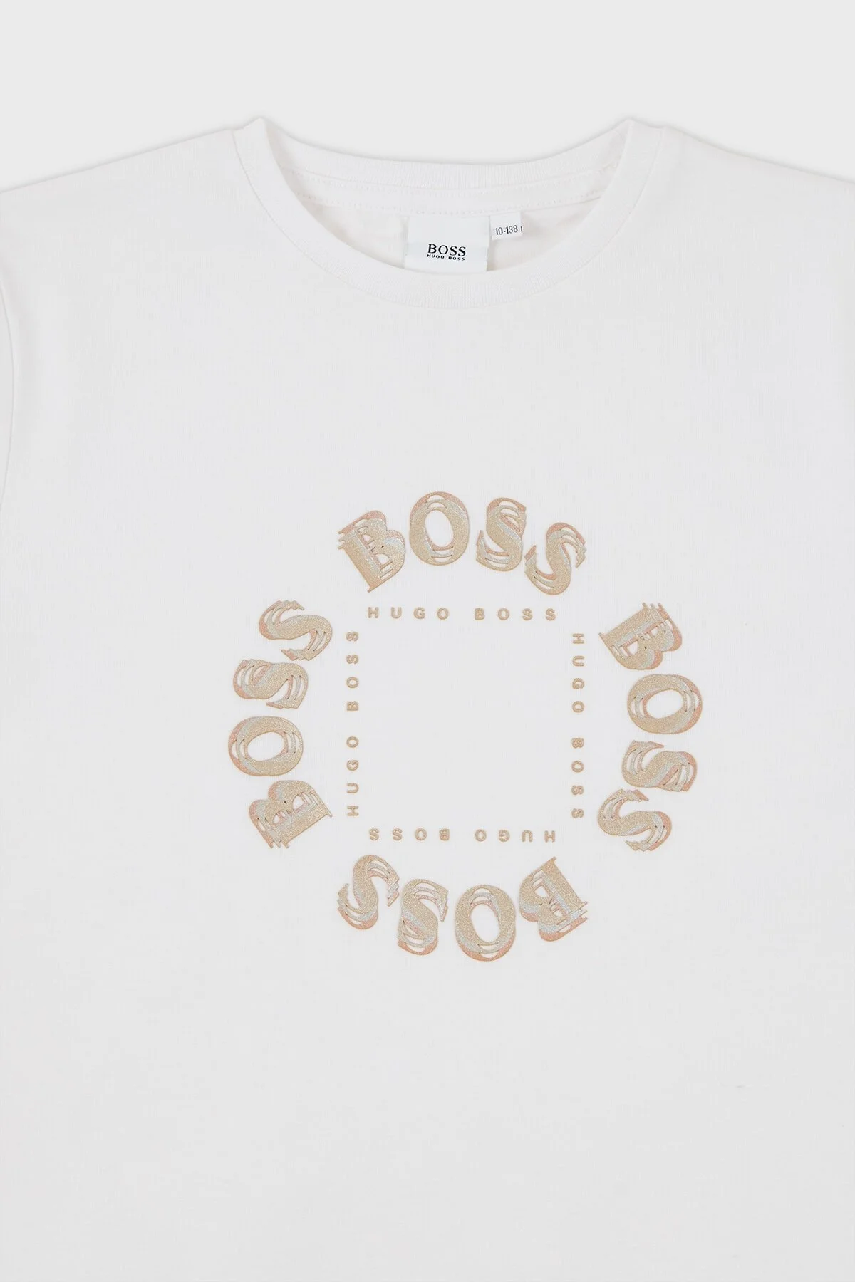 Hugo Boss Pamuklu Bisiklet Yaka Çocuk 25G93 10B T Shirt 25G93/10B WHITE BEYAZ - 3