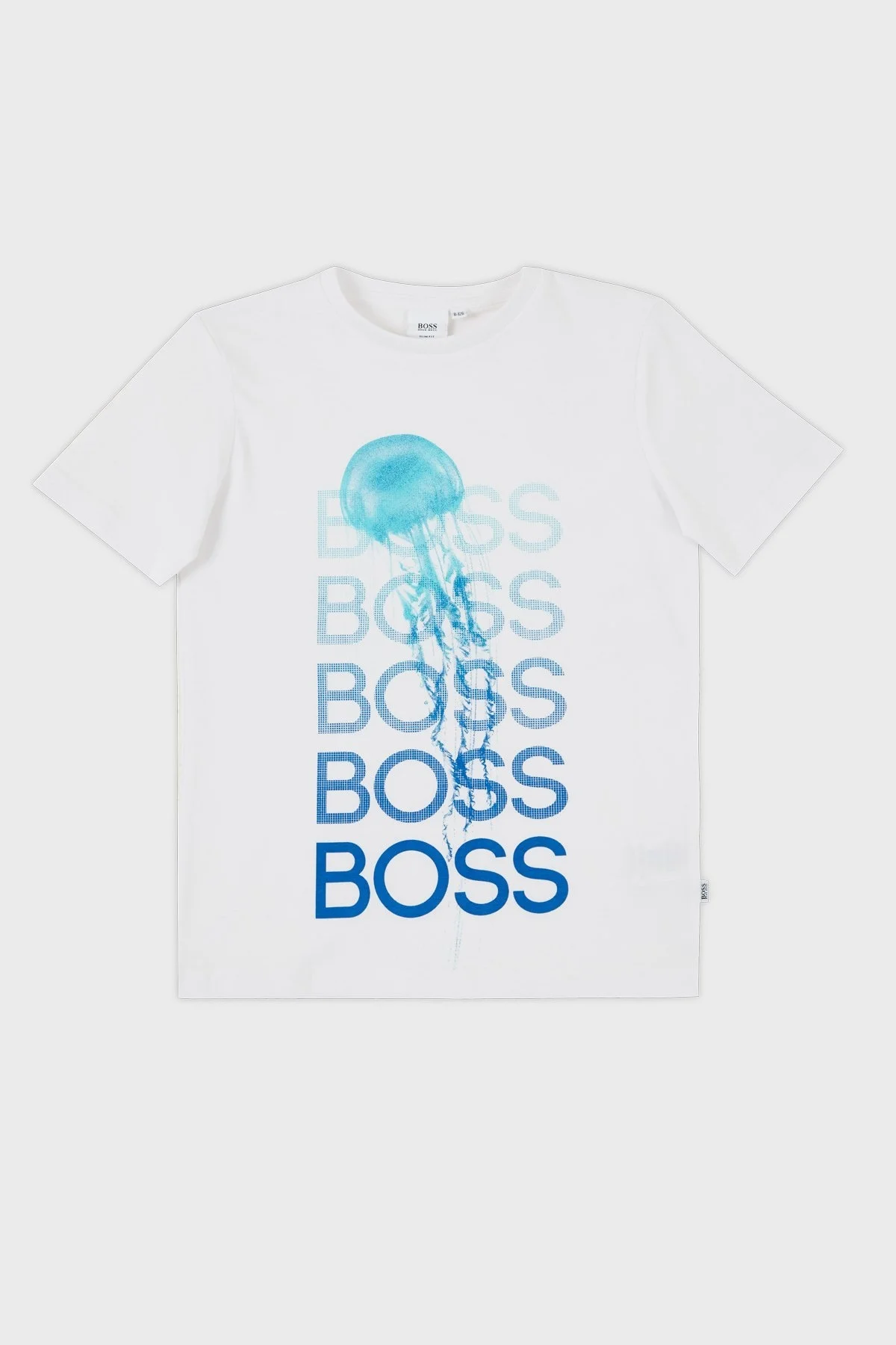 Hugo Boss Pamuklu Bisiklet Yaka Çocuk T Shirt 25L05/10B WHITE BEYAZ - 1
