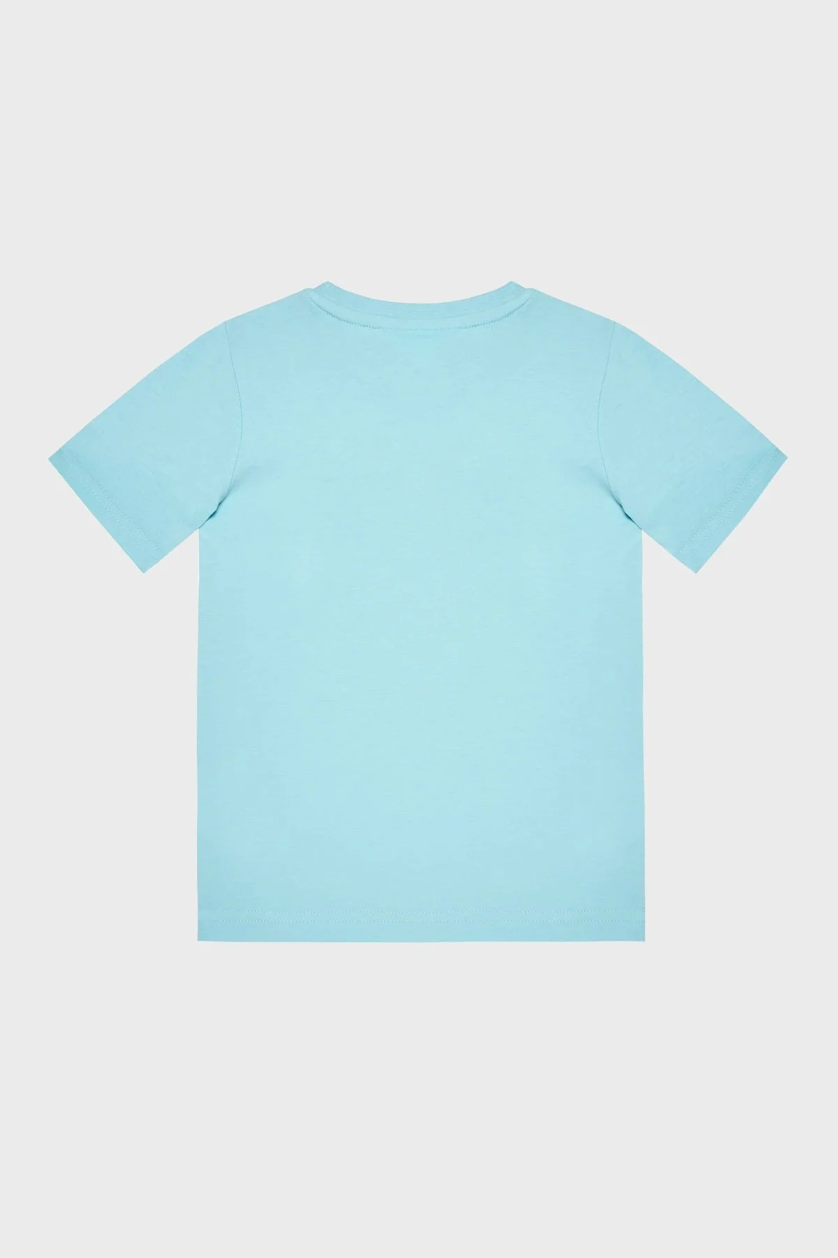 Hugo Boss Pamuklu Bisiklet Yaka Çocuk T Shirt 25L05/748 WATER GREEN AÇIK MAVİ - 2
