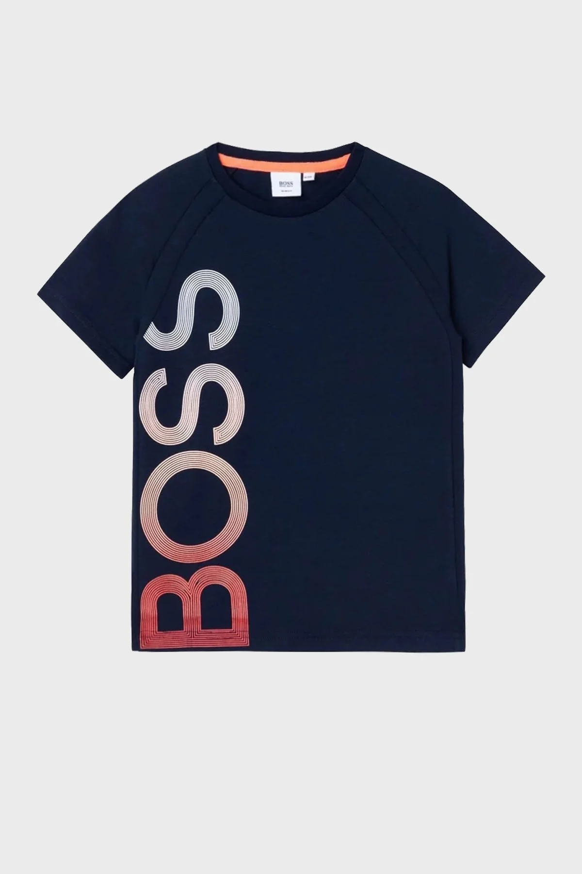 Hugo Boss Pamuklu Bisiklet Yaka Çocuk T Shirt 25L07/849 MARINE LACİVERT - 1