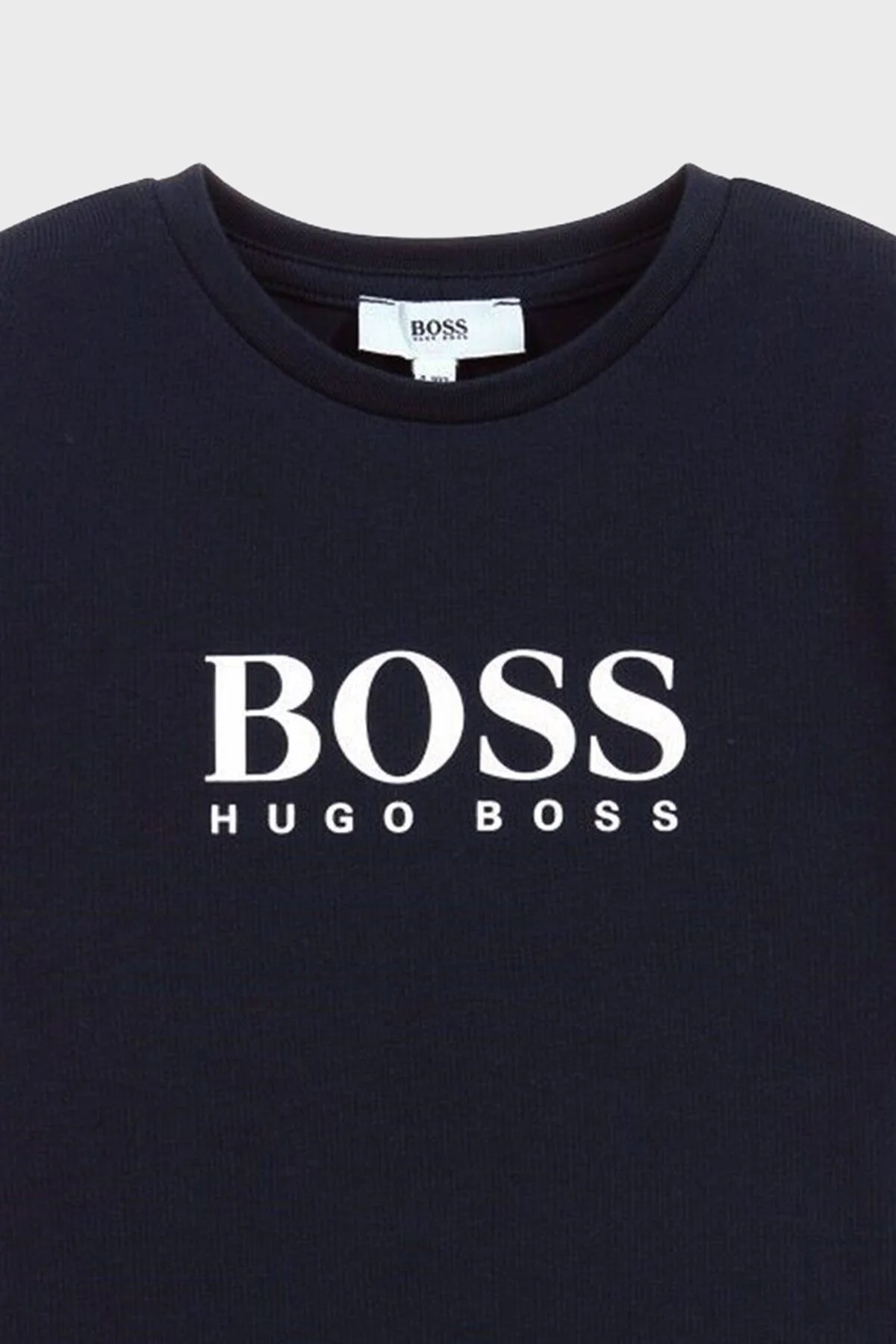 Hugo Boss Pamuklu Bisiklet Yaka Çocuk T Shirt 25P13/849 MARINE LACİVERT - 3