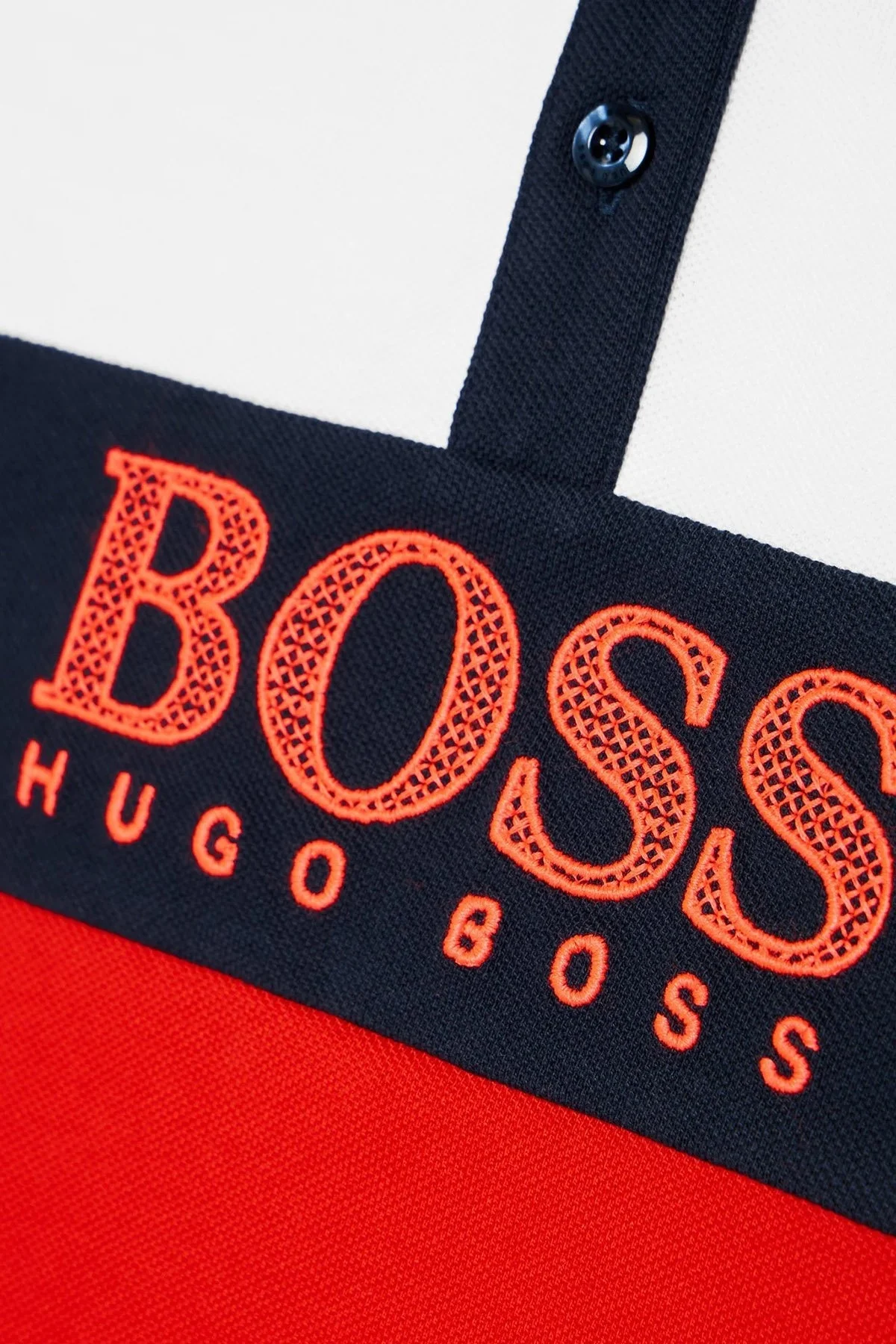 Hugo Boss Pamuklu Çocuk Polo Yaka T Shirt 25L25/Z40 BICOLOR KIRMIZI-BEYAZ-LACİVERT - 3