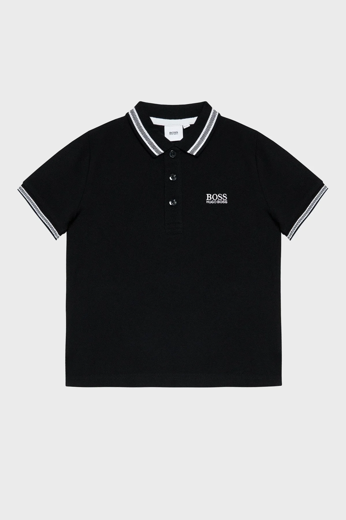 Hugo Boss Pamuklu Çocuk Polo Yaka T Shirt 25P12/09B BLACK SİYAH - 1