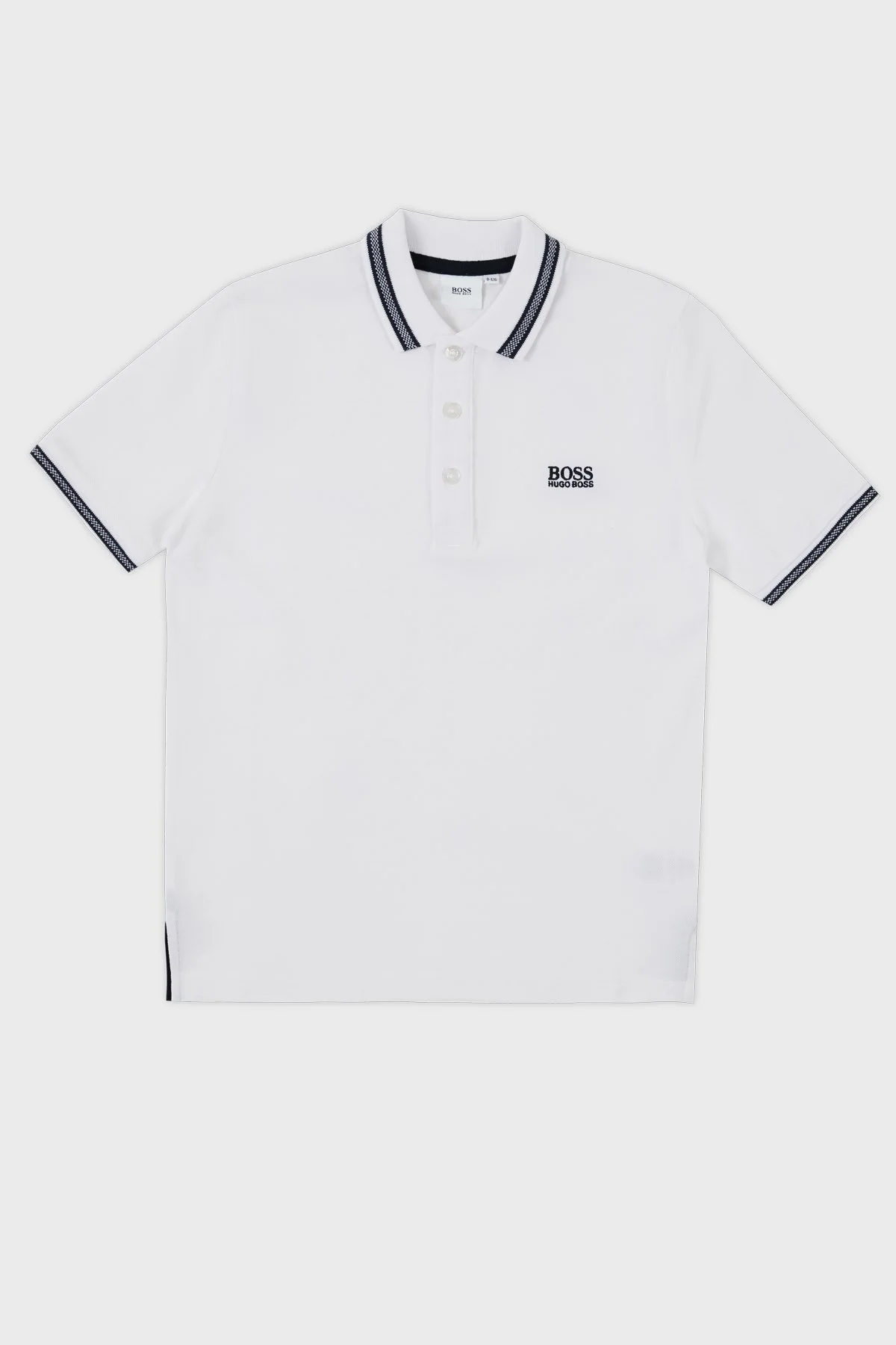 Hugo Boss Pamuklu Çocuk Polo Yaka T Shirt 25P12/10B WHITE BEYAZ - 1