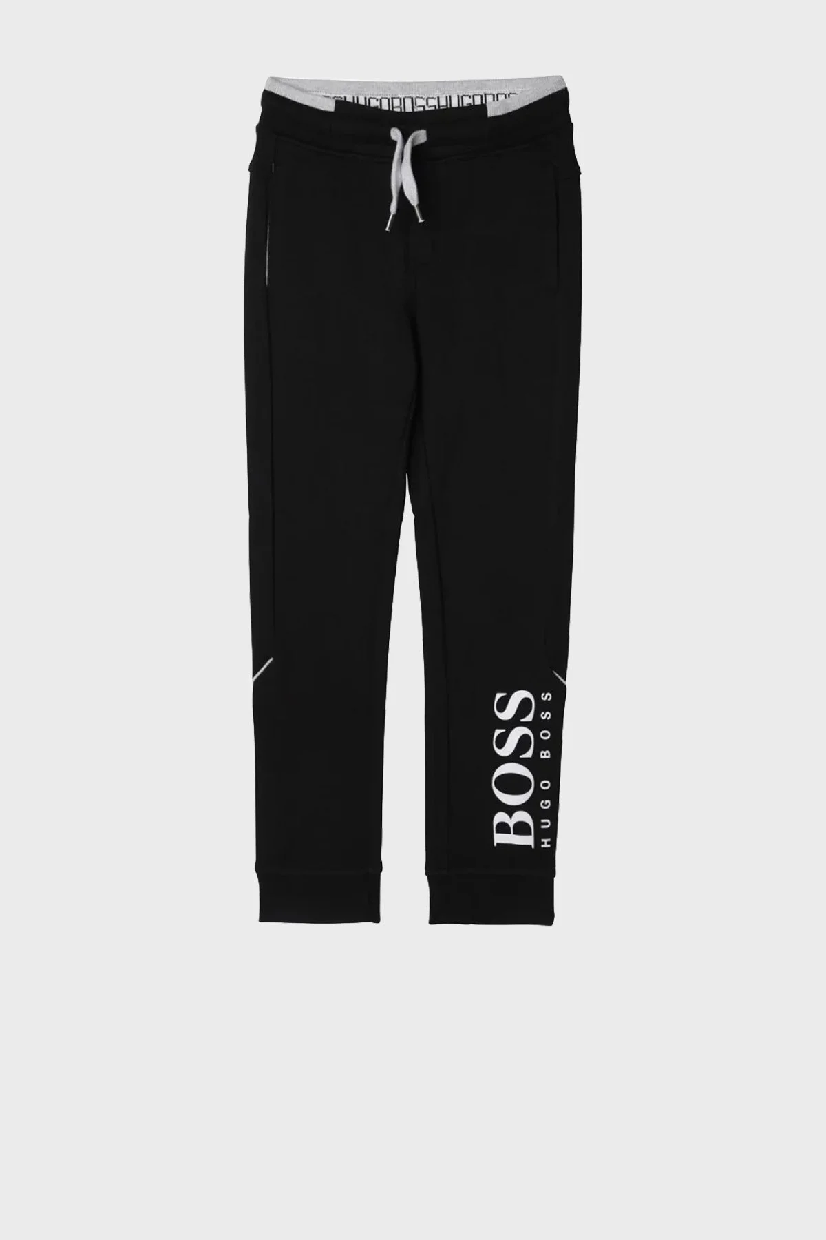 Hugo Boss Pamuklu Jogger Çocuk Pantolon 24M35/09B BLACK SİYAH - 1