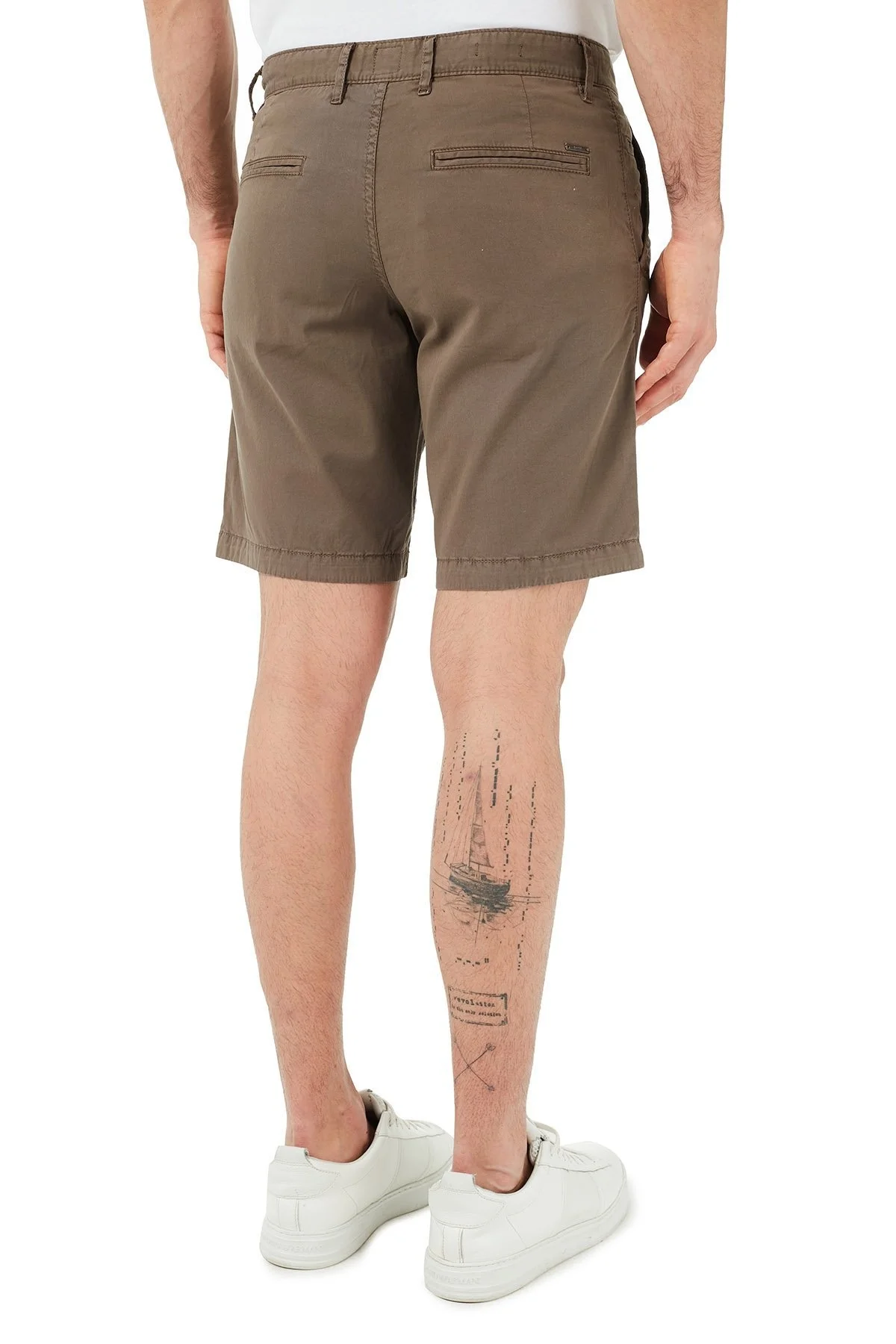 Hugo Boss Pamuklu Slim Fit Erkek Short 50447772 250 BEJ - 4