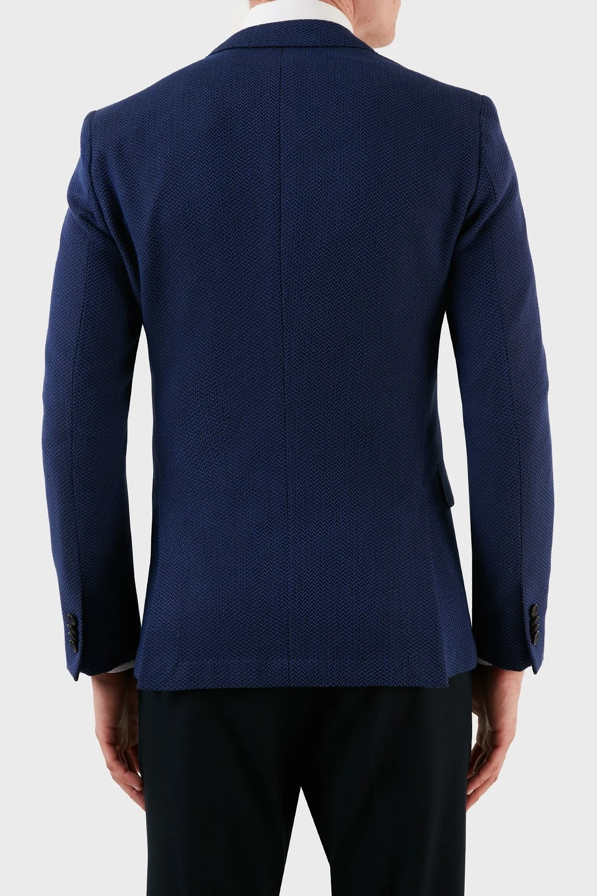 Hugo Boss Pamuklu Streç Blazer Erkek Ceket ZOX50311095C461 LACİVERT - 7