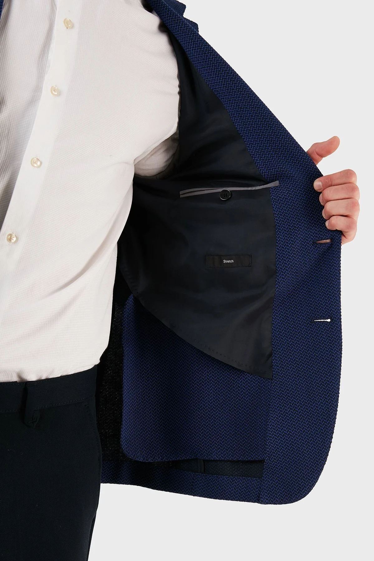 Hugo Boss Pamuklu Streç Blazer Erkek Ceket ZOX50311095C461 LACİVERT - 10