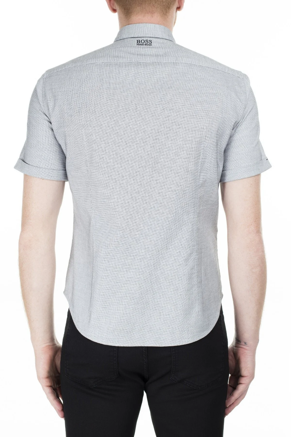 Hugo Boss Regular Fit Erkek Gömlek S 50381583 001 GRİ - 2
