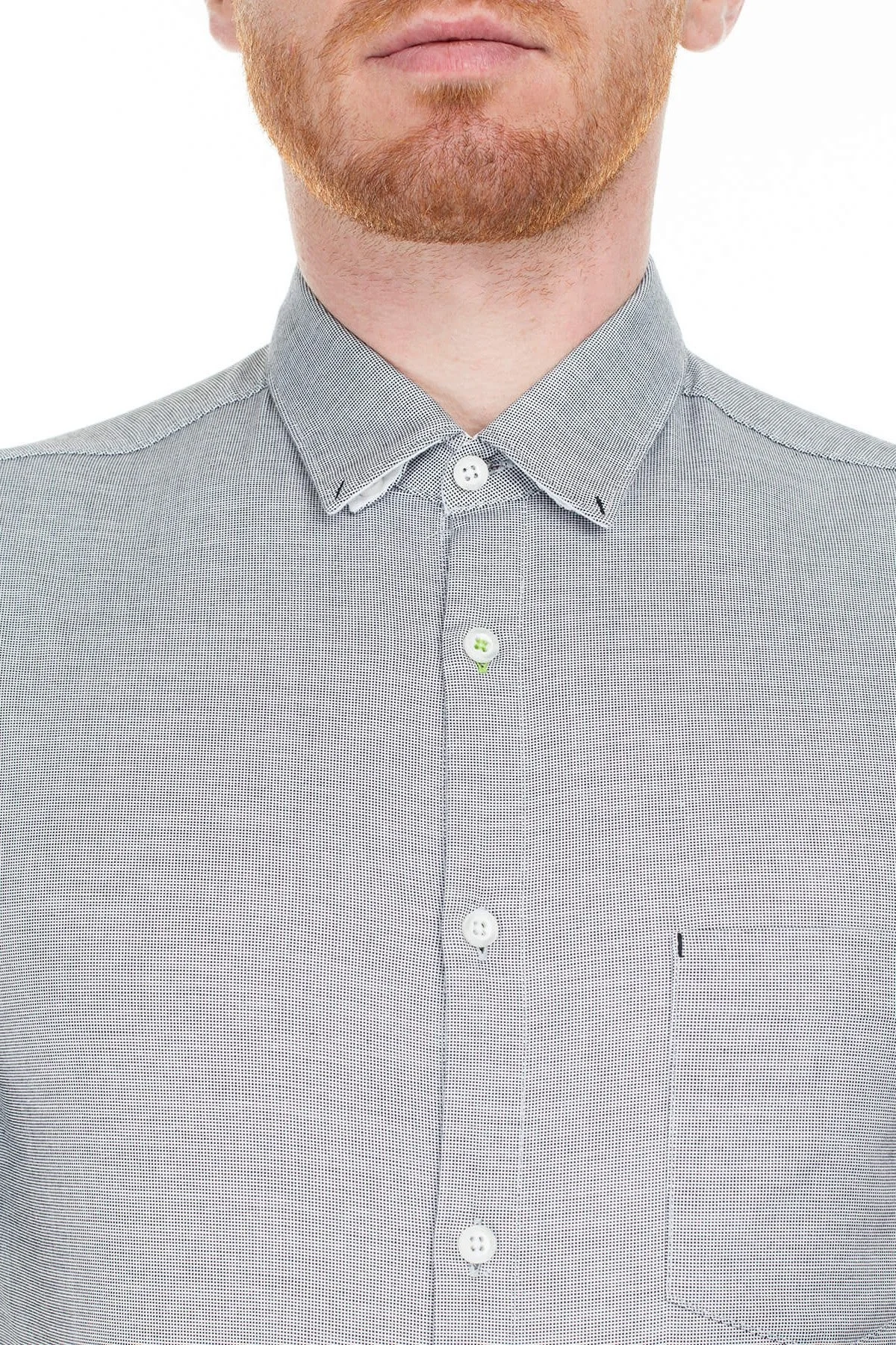 Hugo Boss Regular Fit Erkek Gömlek S 50381583 001 GRİ - 6