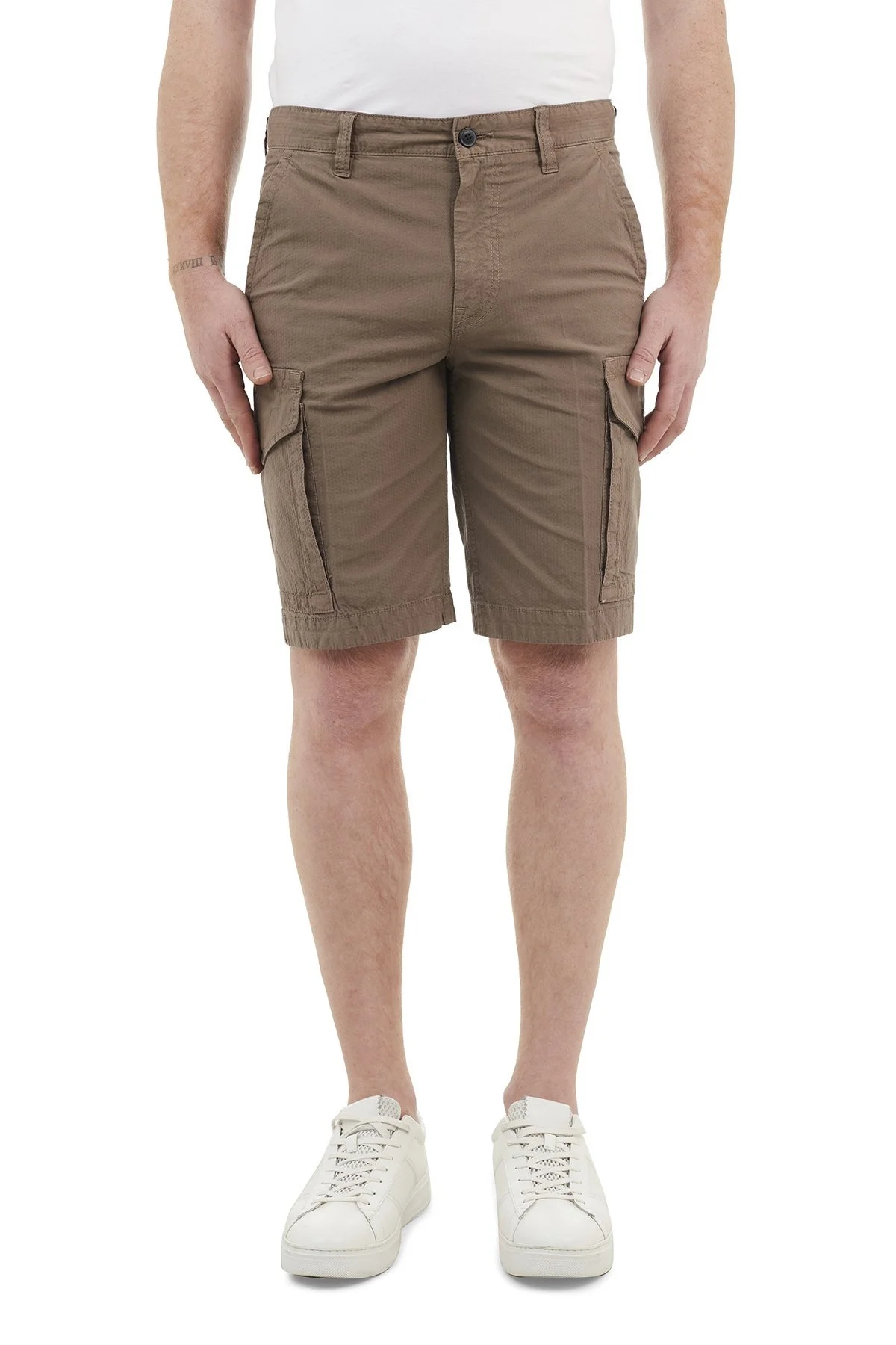 Hugo Boss Relaxed Fit Cepli Pamuklu Erkek Short 50448407 250 BEJ - 2