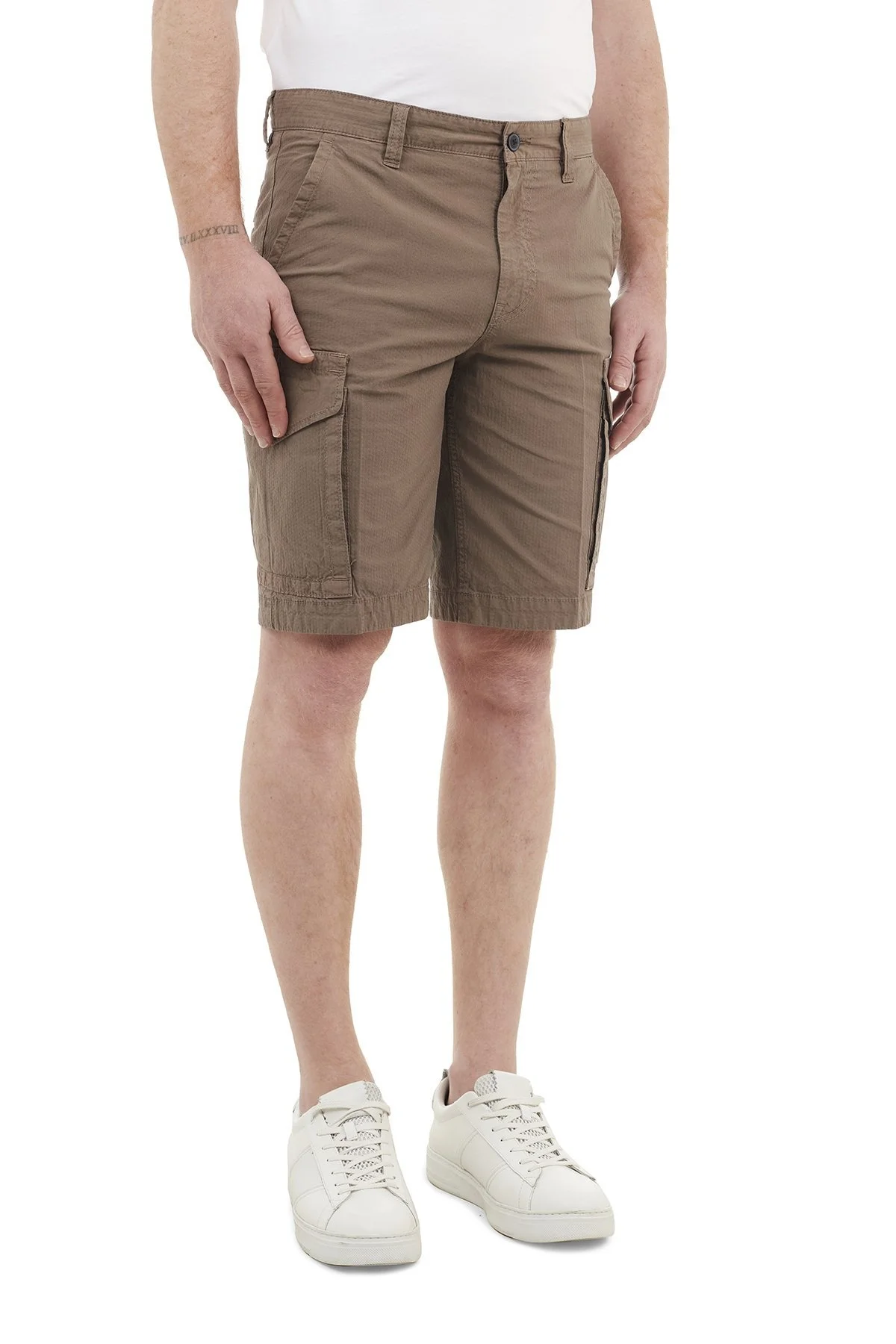 Hugo Boss Relaxed Fit Cepli Pamuklu Erkek Short 50448407 250 BEJ - 4