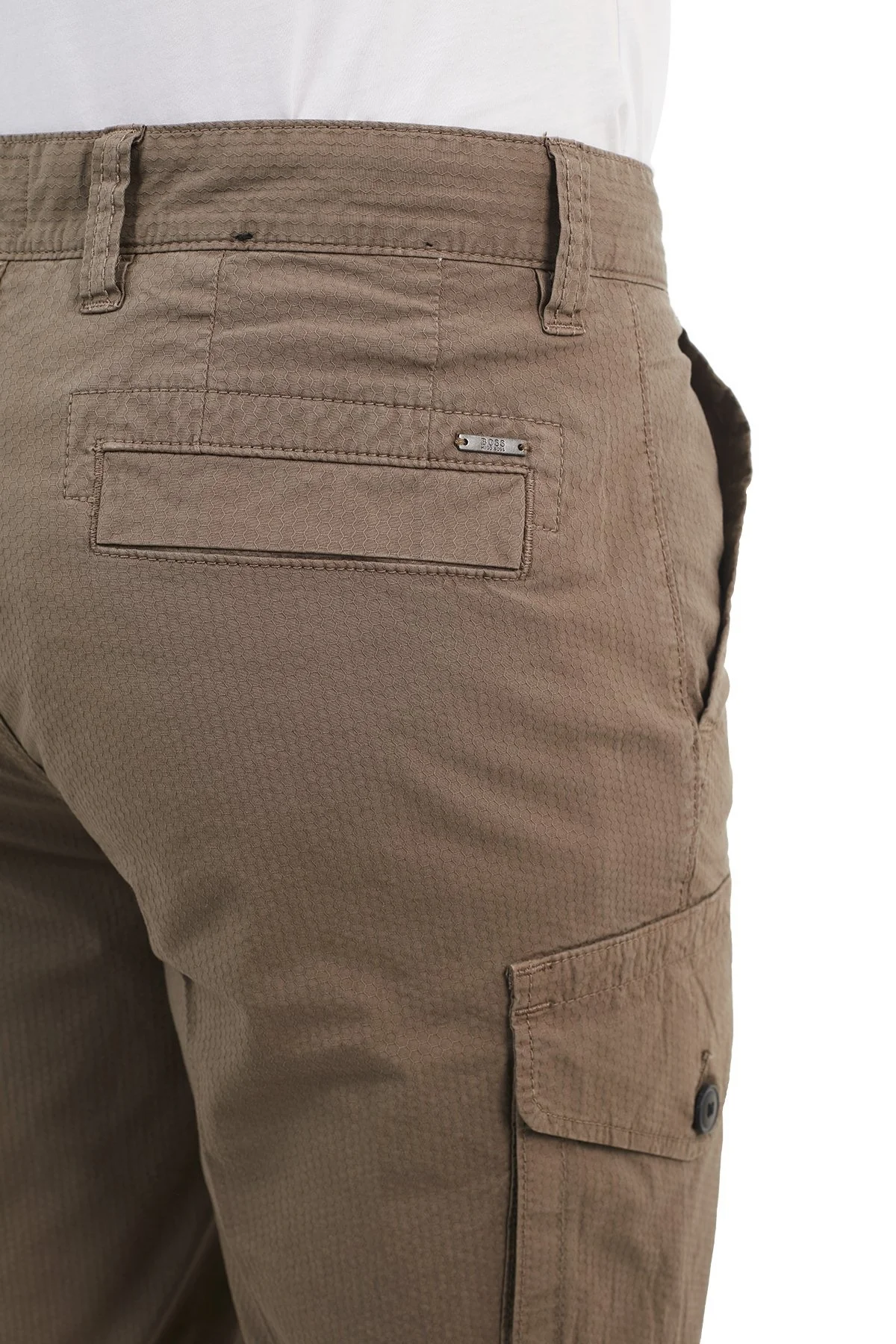 Hugo Boss Relaxed Fit Cepli Pamuklu Erkek Short 50448407 250 BEJ - 7