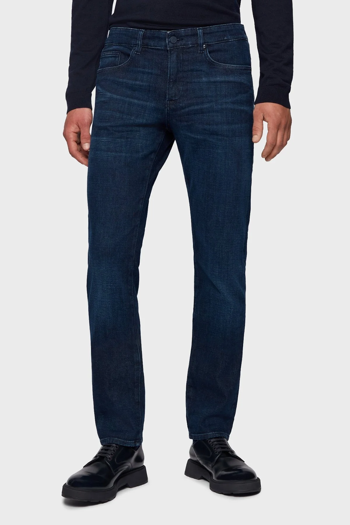 Hugo Boss Slim Fit Cepli Pamuklu Jeans Erkek Kot Pantolon 50458110 412 LACİVERT - 2