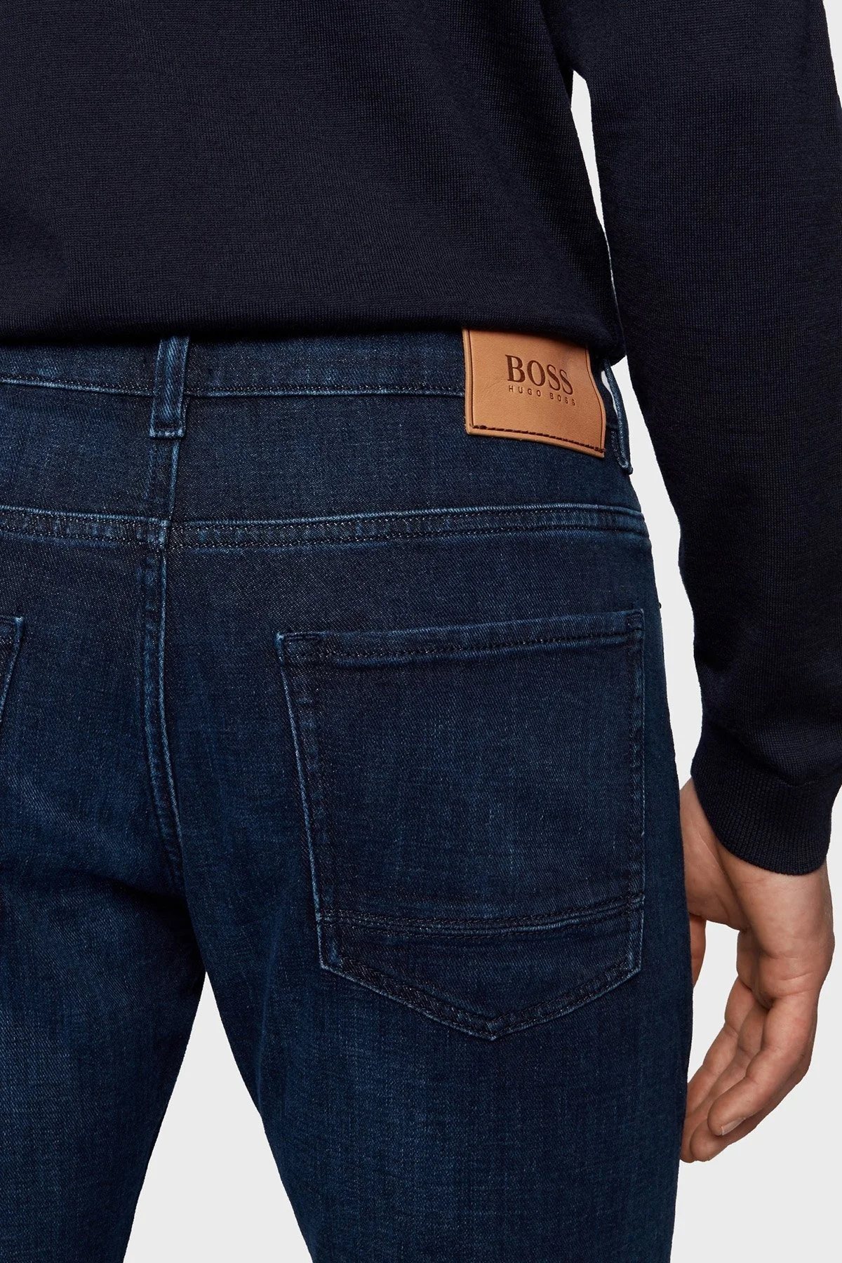 Hugo Boss Slim Fit Cepli Pamuklu Jeans Erkek Kot Pantolon 50458110 412 LACİVERT - 5