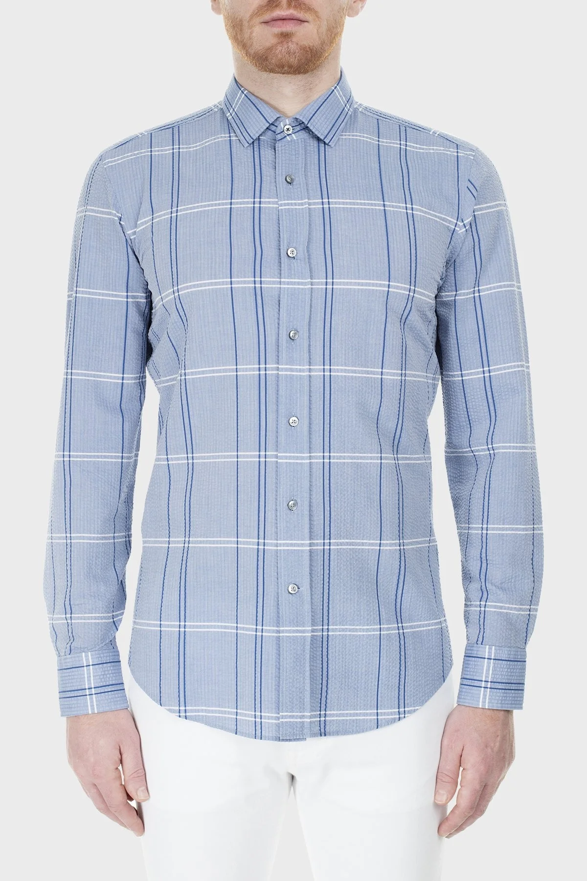 Hugo Boss Slim Fit Erkek Gömlek 50428149 479 LACİVERT - 1