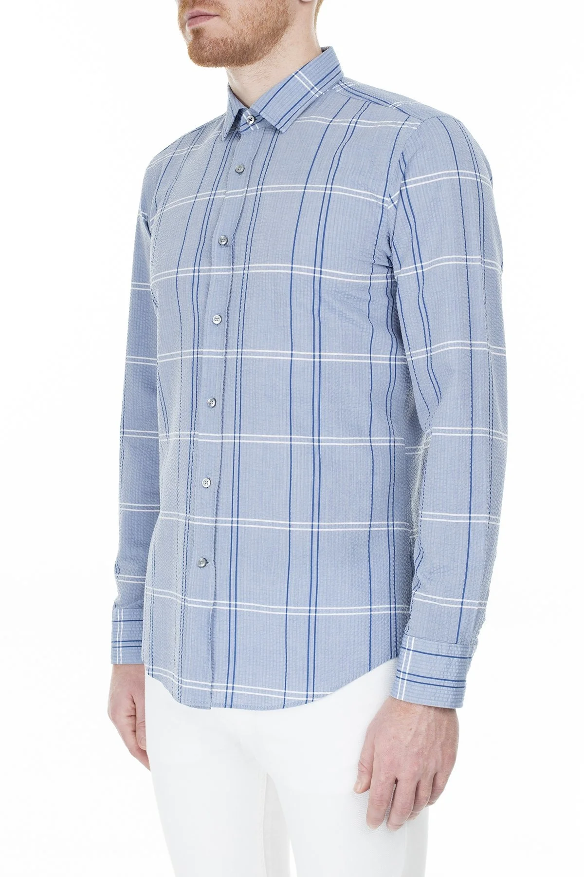 Hugo Boss Slim Fit Erkek Gömlek 50428149 479 LACİVERT - 3