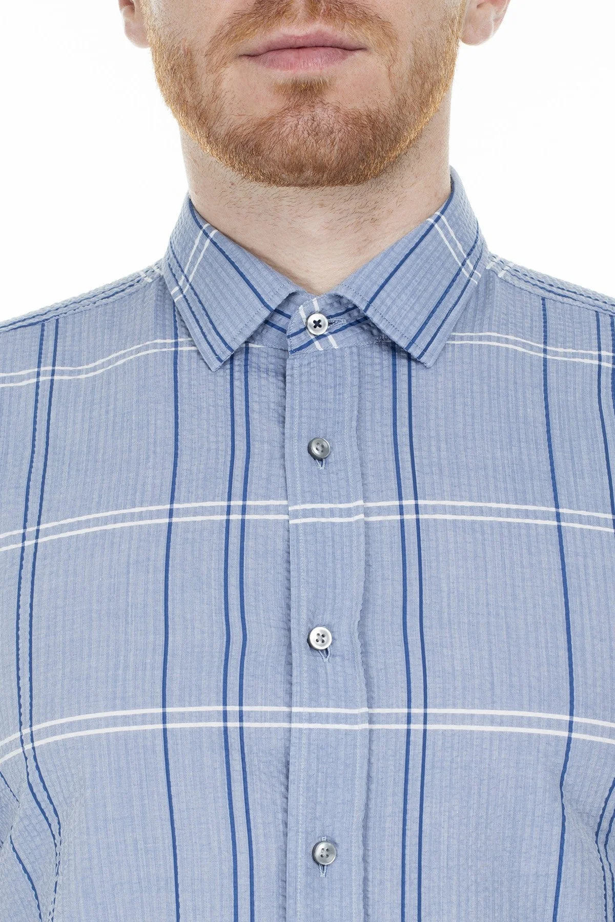 Hugo Boss Slim Fit Erkek Gömlek 50428149 479 LACİVERT - 6