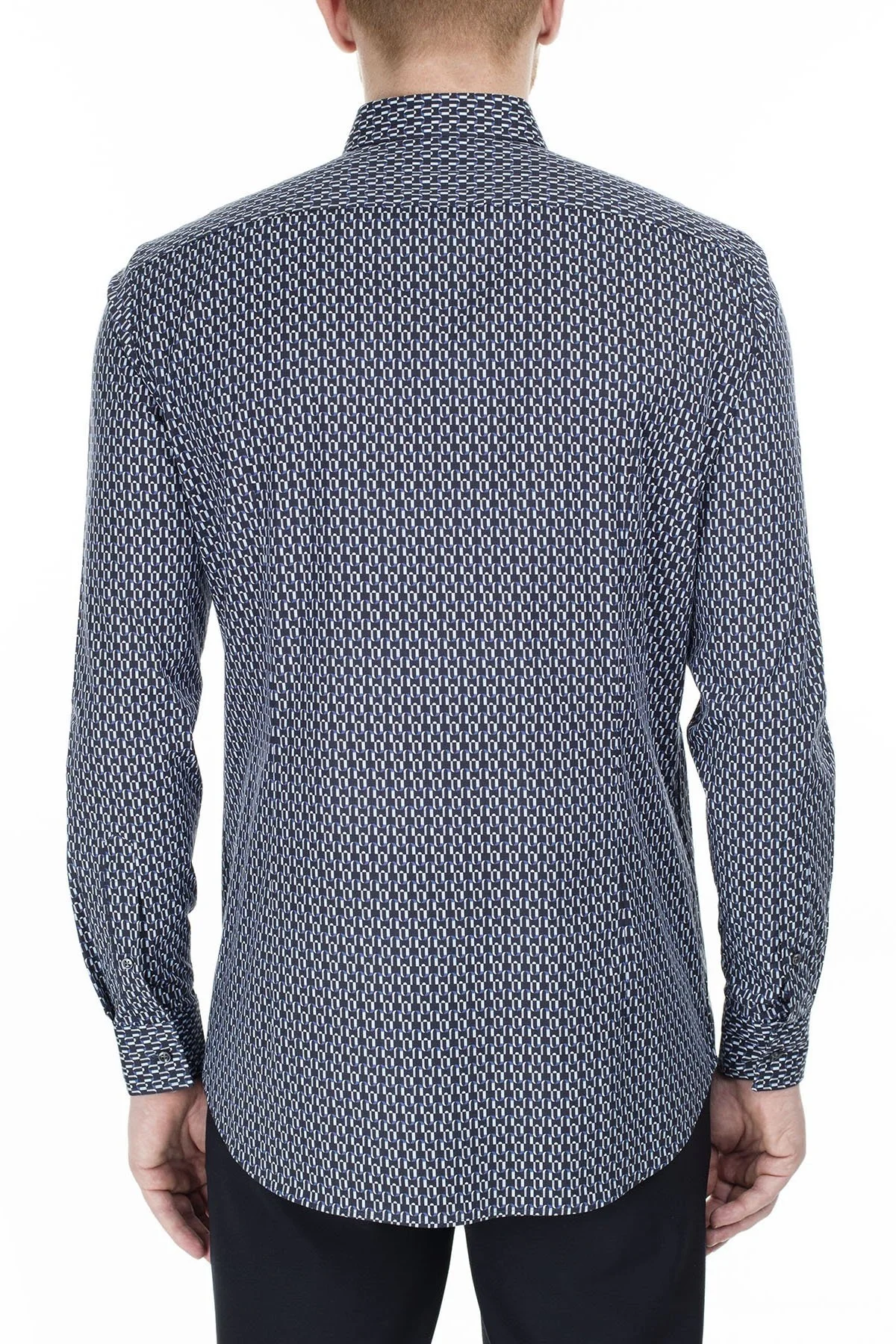 Hugo Boss Slim Fit Erkek Gömlek 50429178 410 LACİVERT - 2