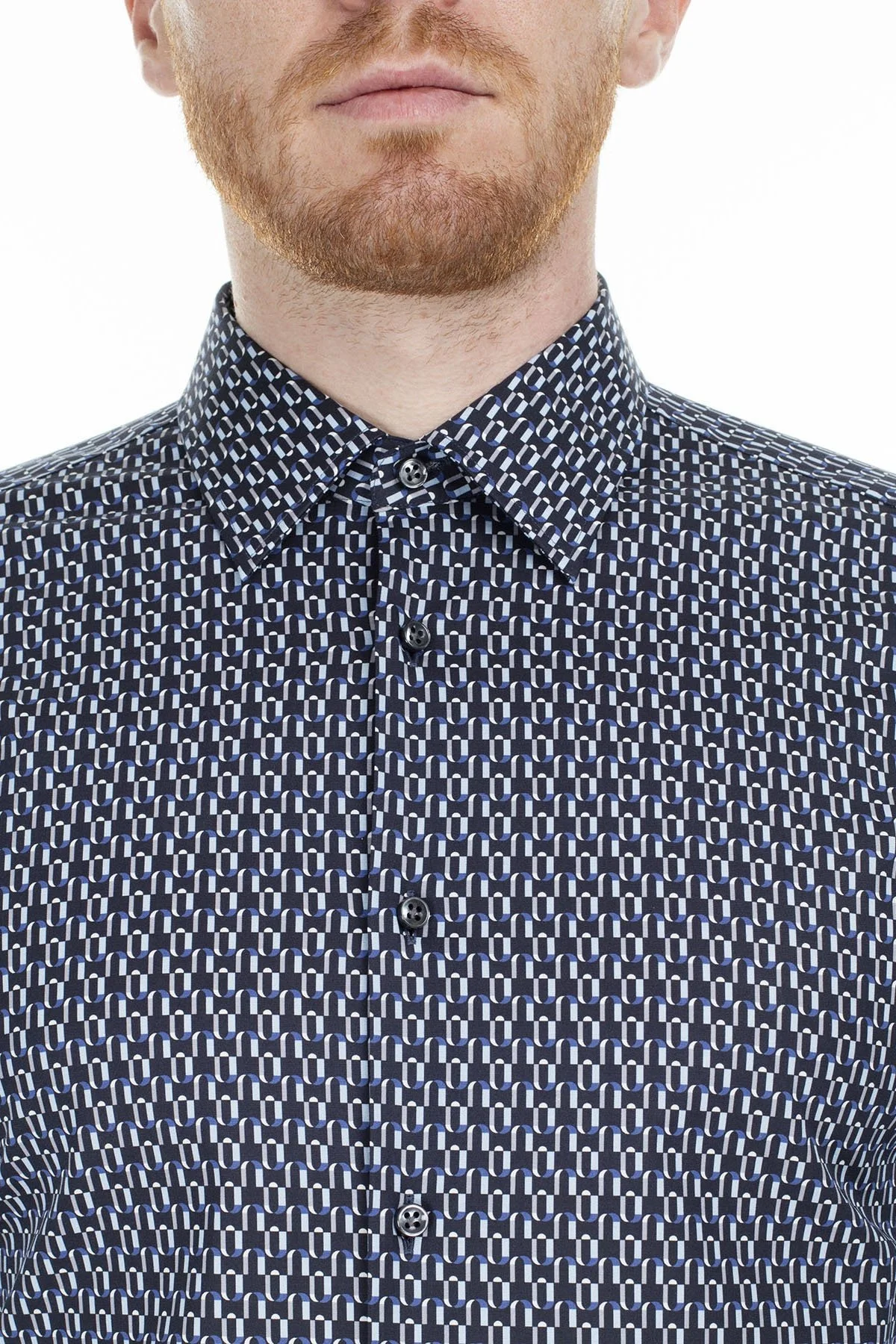 Hugo Boss Slim Fit Erkek Gömlek 50429178 410 LACİVERT - 6