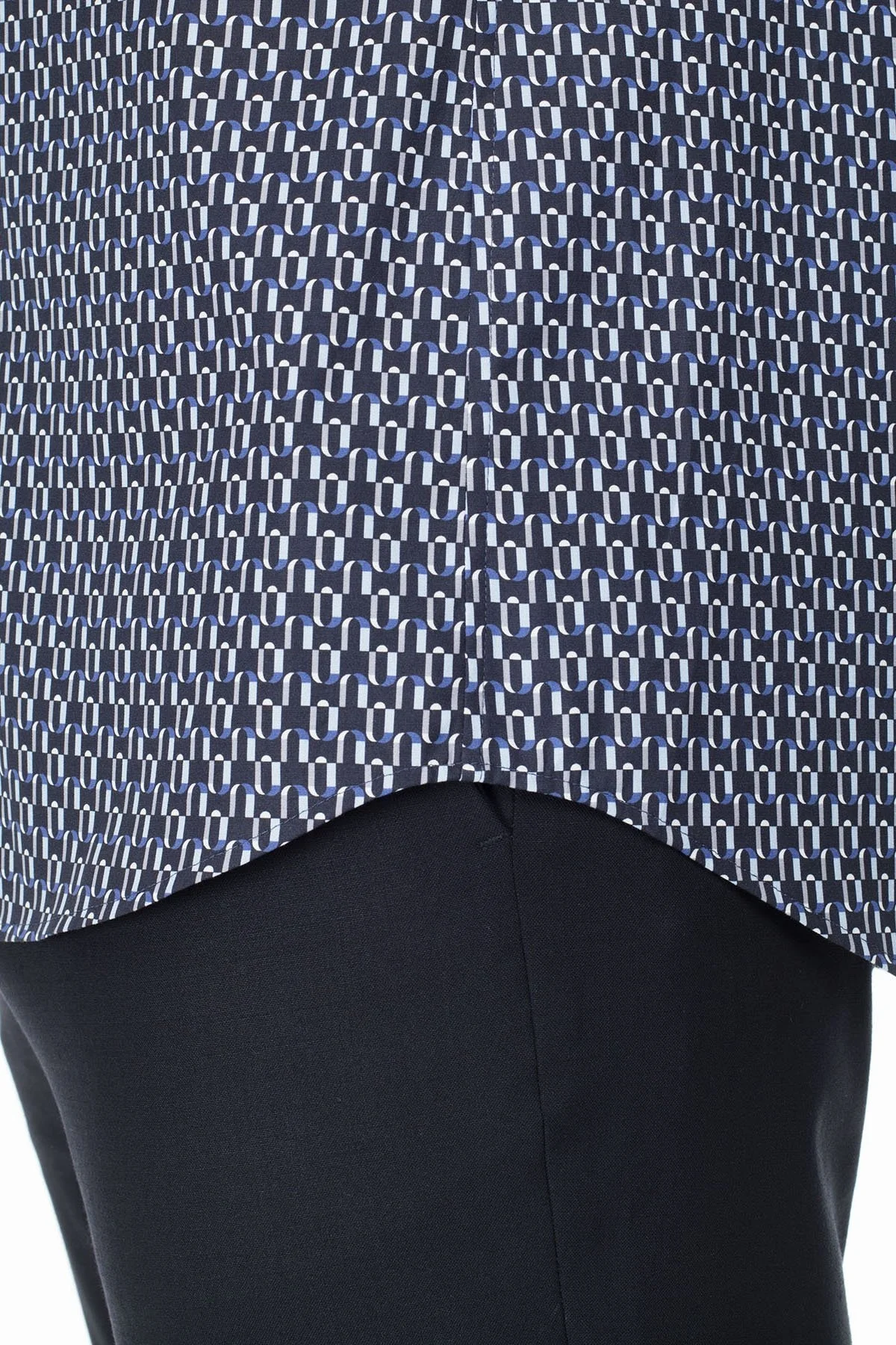 Hugo Boss Slim Fit Erkek Gömlek 50429178 410 LACİVERT - 7