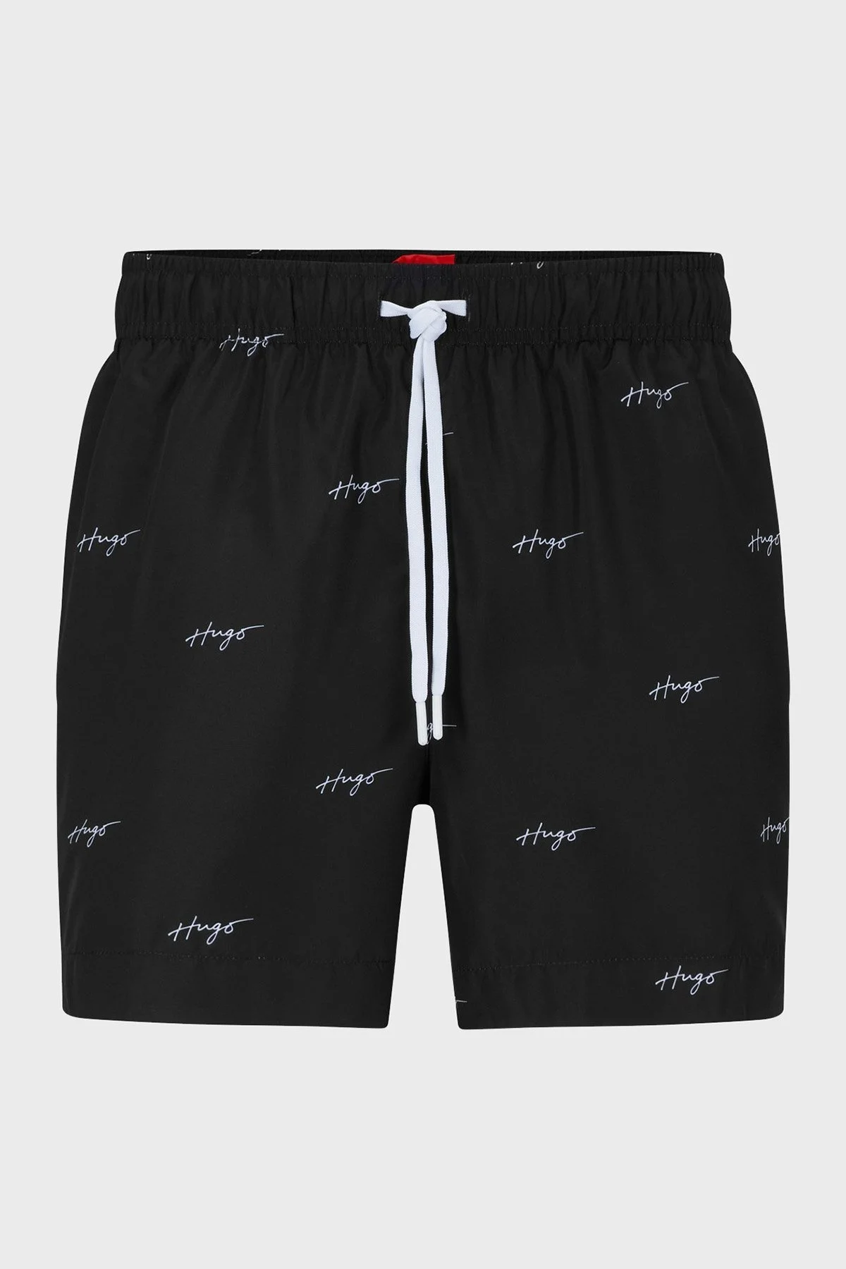 Hugo Çabuk Kuruyan Deniz Şortu Belden Bağlamalı Cepli Erkek Mayo Short 50491697 001 SİYAH - 4